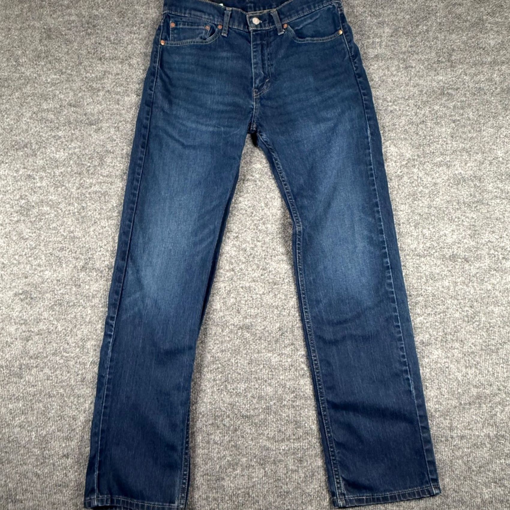 Levi's VINTAGE Levi's 505 Jeans Dark Wash Straight Leg 32x32 Mens Denim Workwear Shirt? Size US 32 / EU 48 - 2 Thumbnail
