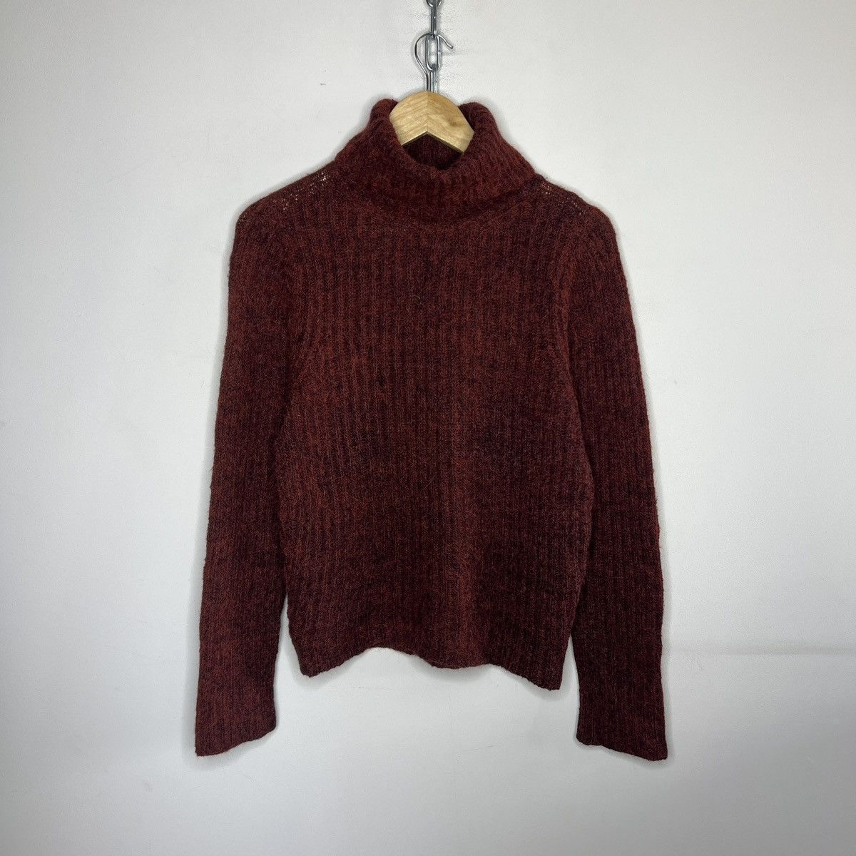 Dolce & Gabbana Y2K Wool Knit Rib Golf Sweater Cardigan