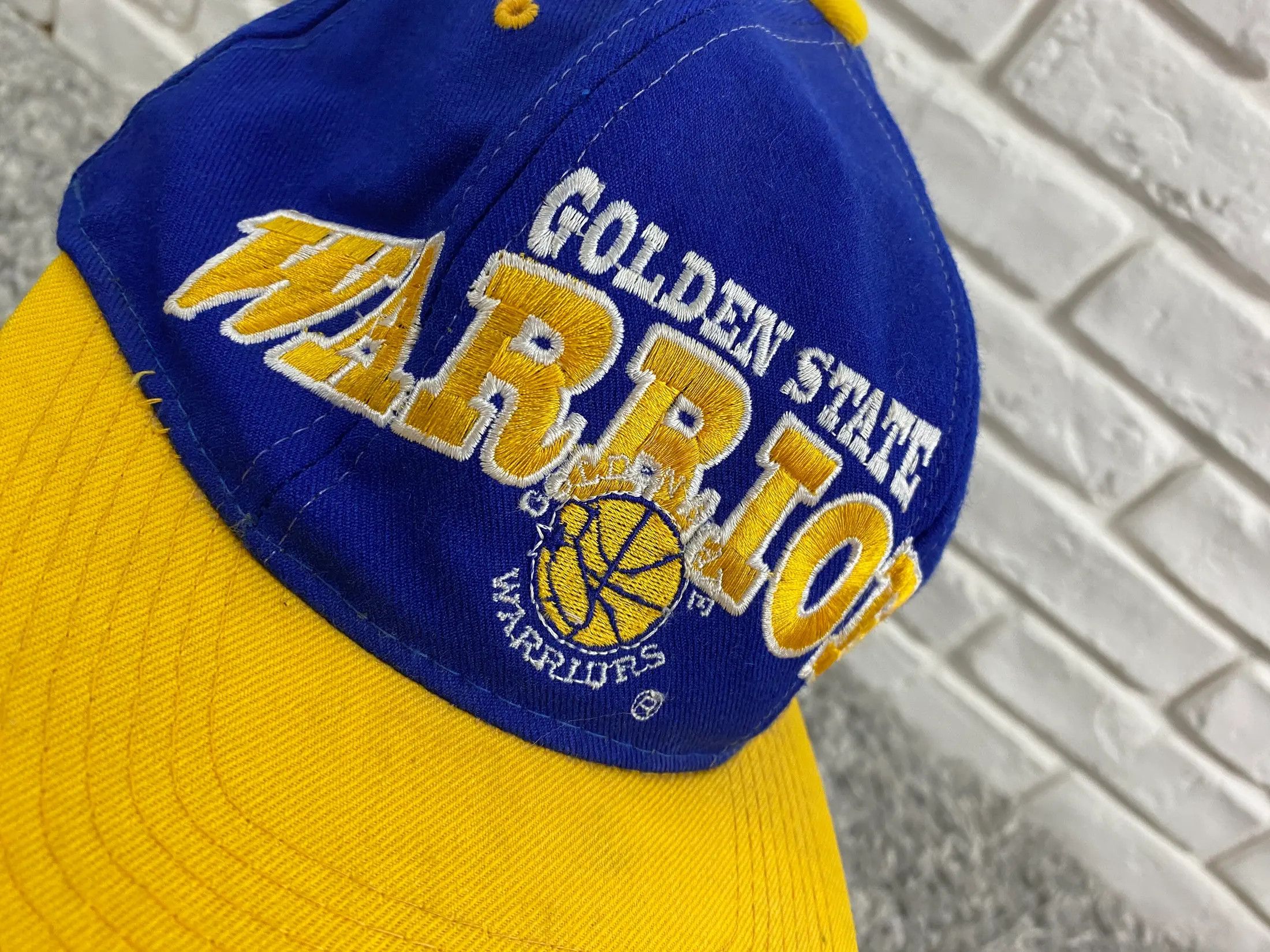 NBA 90s Golden State Warriors NBA Starter Big Logo Hat Cap Size ONE SIZE - 5 Thumbnail