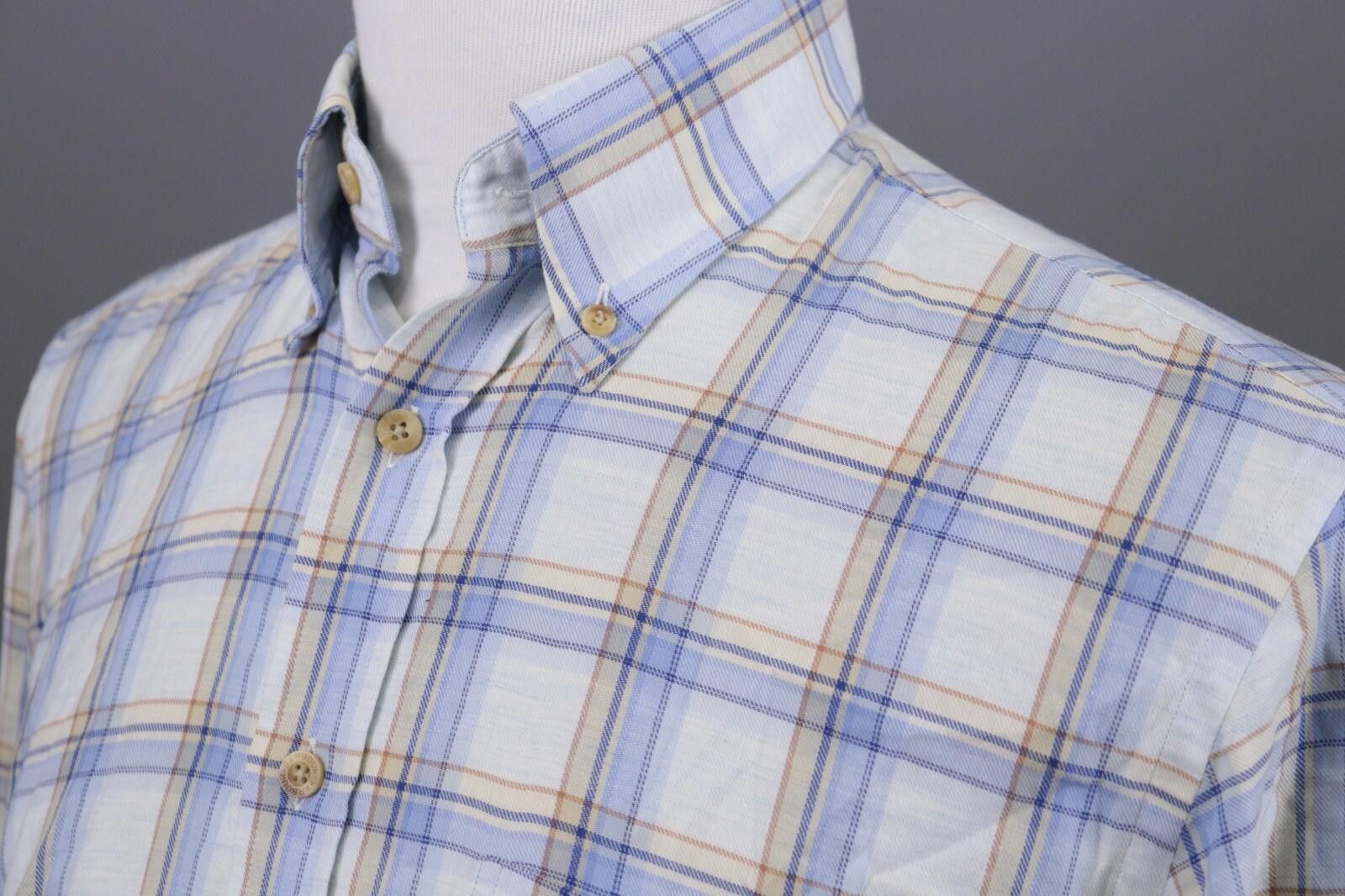 Barbour Barbour Regular Fit White Check Plaid Shirt Size M Size US M / EU 48-50 / 2 - 8 Thumbnail