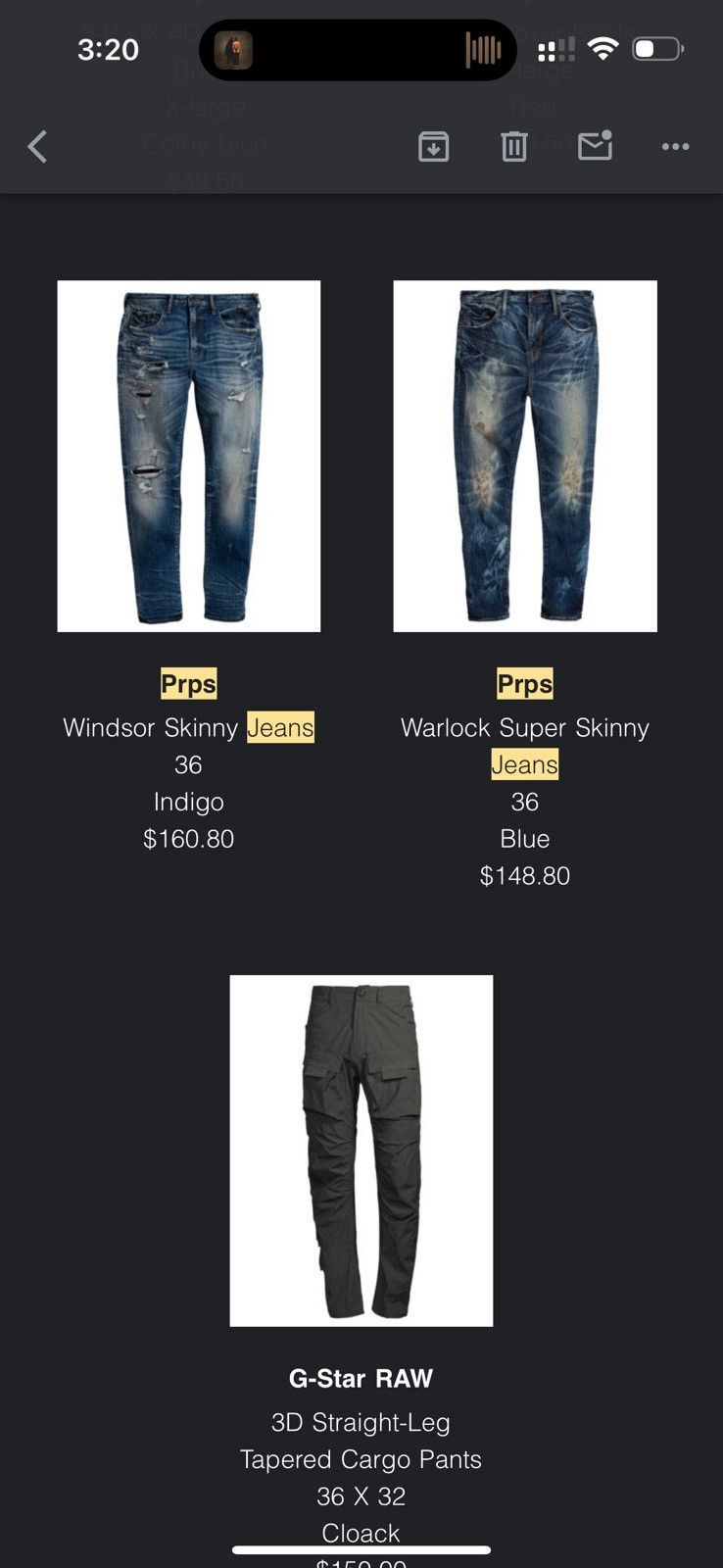Prps Prps warlock jeans sz 36 Size US 36 / EU 52 - 6 Thumbnail