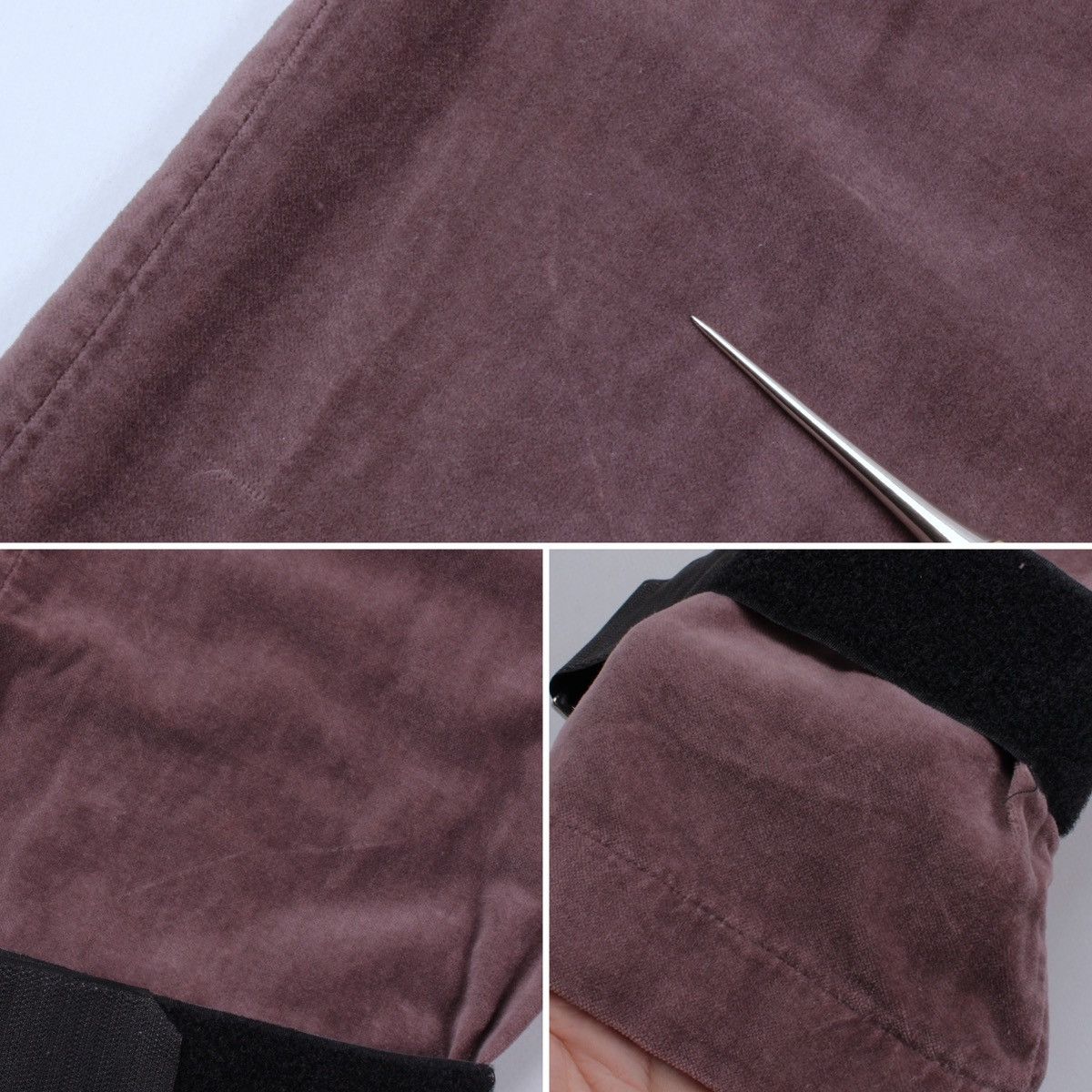Dolce & Gabbana × Vintage Dolce Gabbana Runway 2003 Velvet Velour Bondage Womens Pants Size 27" / US 4 / IT 40 - 17 Thumbnail