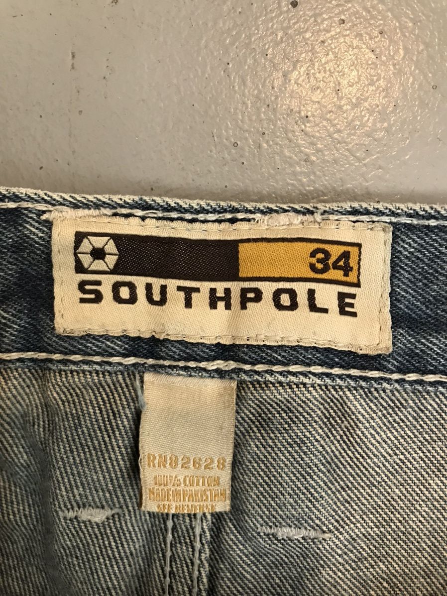 Southpole × Vintage Vintage Southpole embroidery denim short Size US 34 / EU 50 - 5 Thumbnail