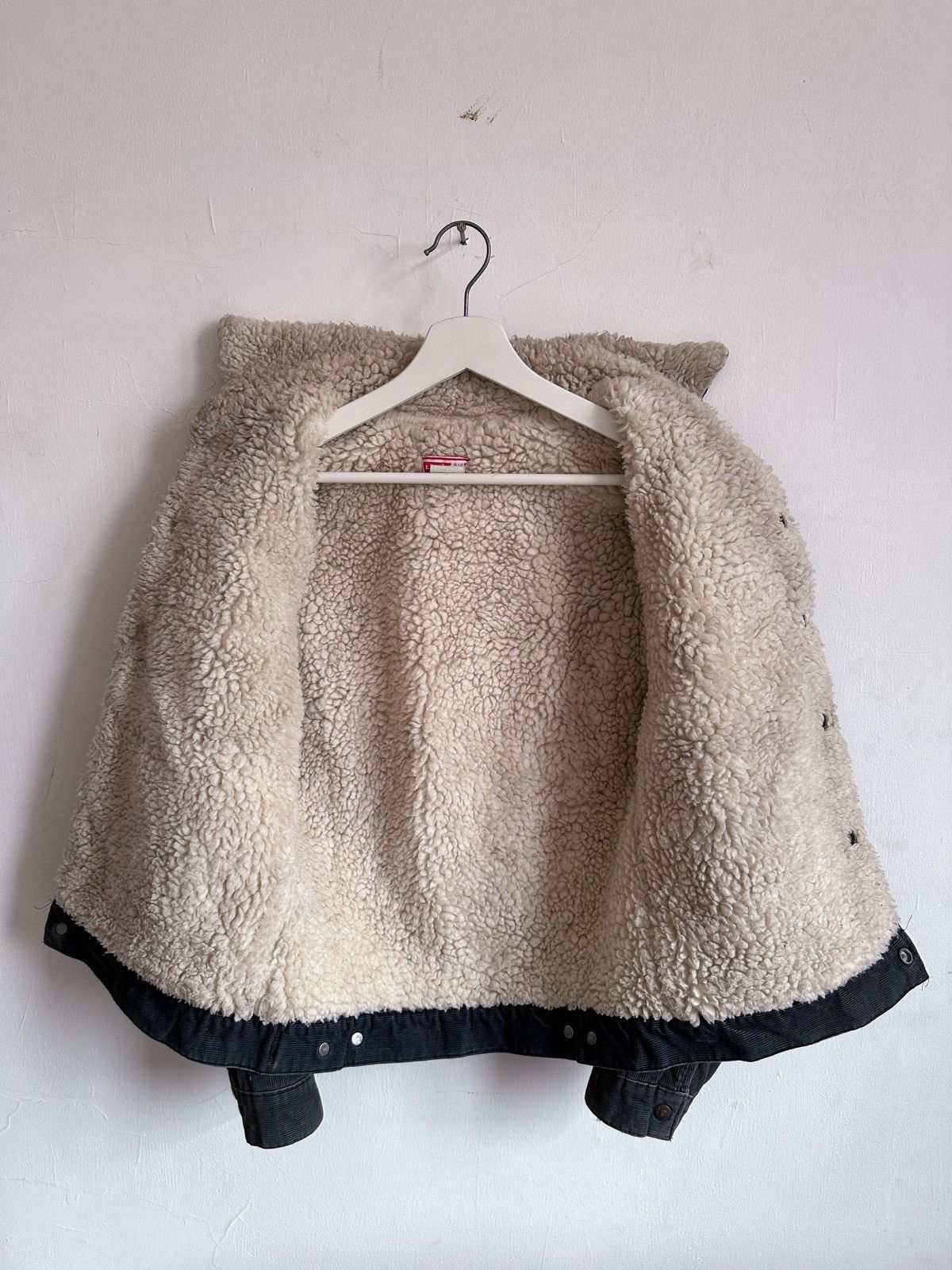 Levi's × Vintage 80s Levis Corduroy Sherpa Jacket Size US S / EU 44-46 / 1 - 3 Thumbnail