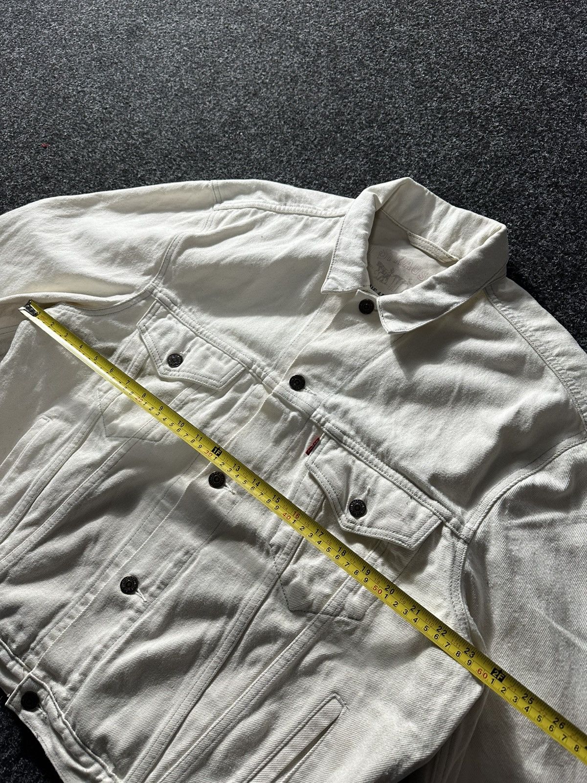 Levi's 🚨1/1 GRAIL LOGO LEVI’S DENIM CUSTOM JACKET Size US XL / EU 56 / 4 - 16 Thumbnail
