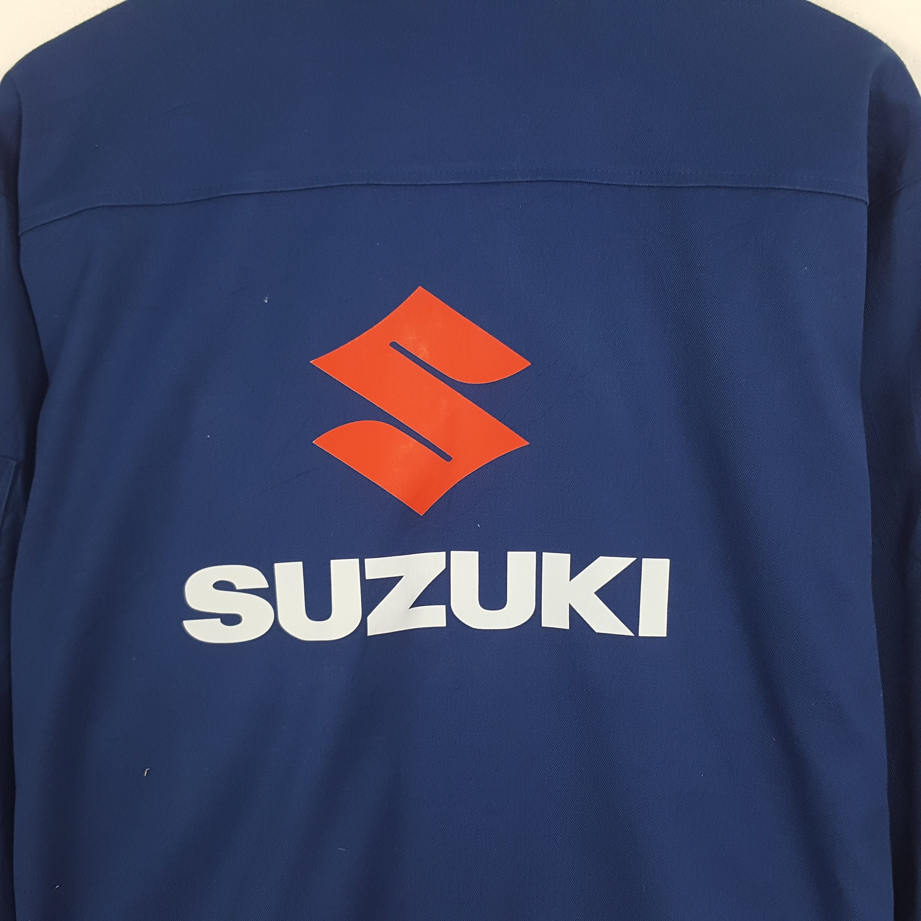 Japanese Brand × Vintage Vintage Suzuki Racing Custom Logo Worker Sport Japan Jacket Size US L / EU 52-54 / 3 - 2 Thumbnail