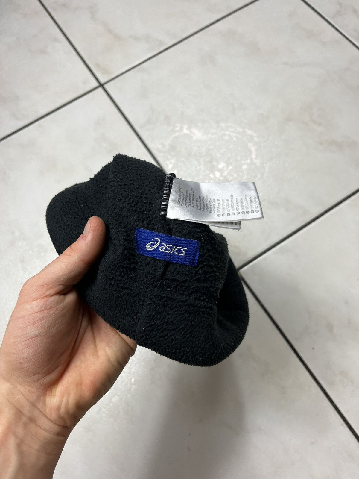 Asics × Vintage Vintage Asics fleece beanie hat sherpa logo rare y2k Size ONE SIZE - 10 Thumbnail