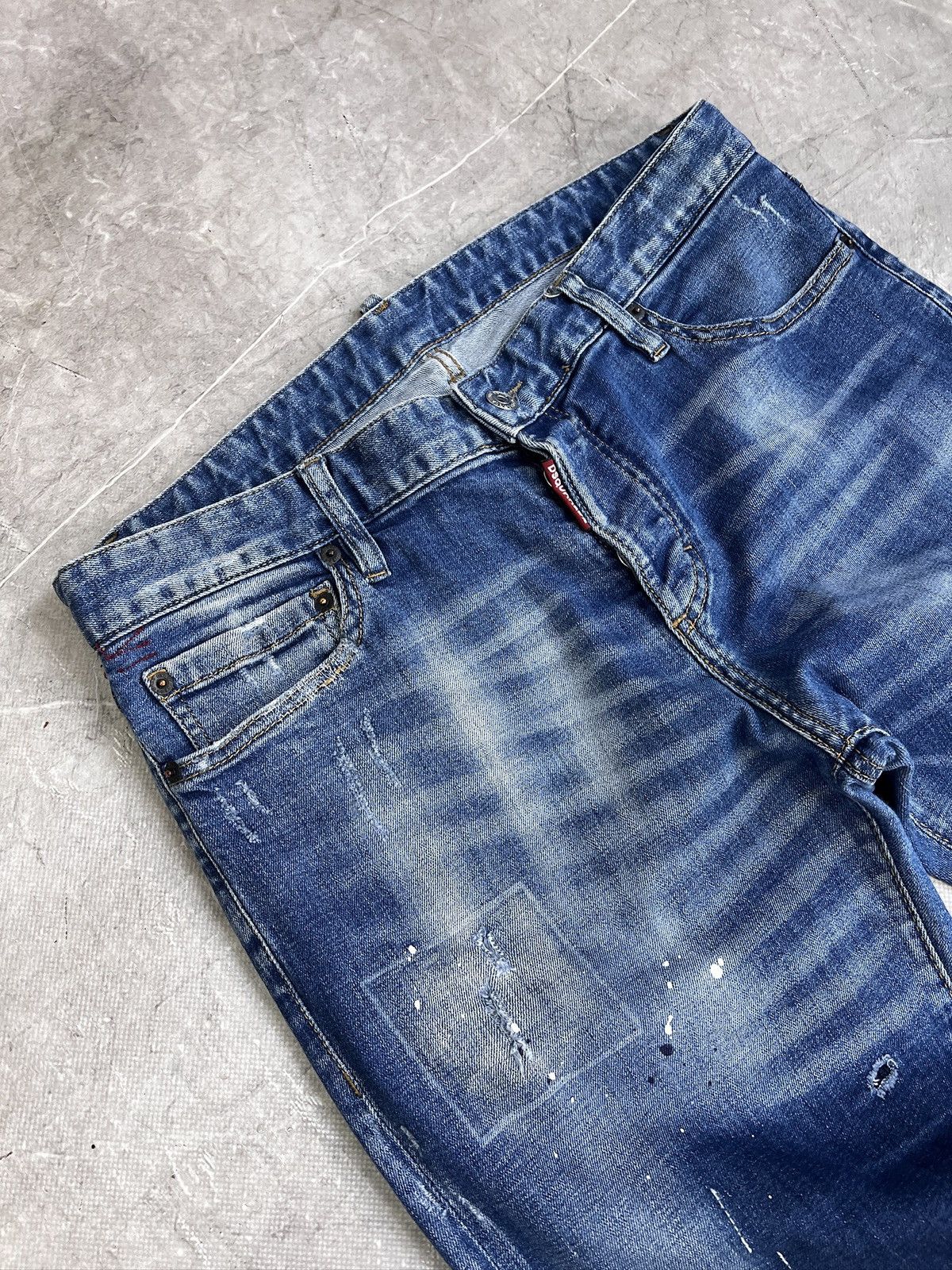 Dsquared2 Daquared D2 distressed luxury jeans hype Size US 32 / EU 48 - 4 Thumbnail