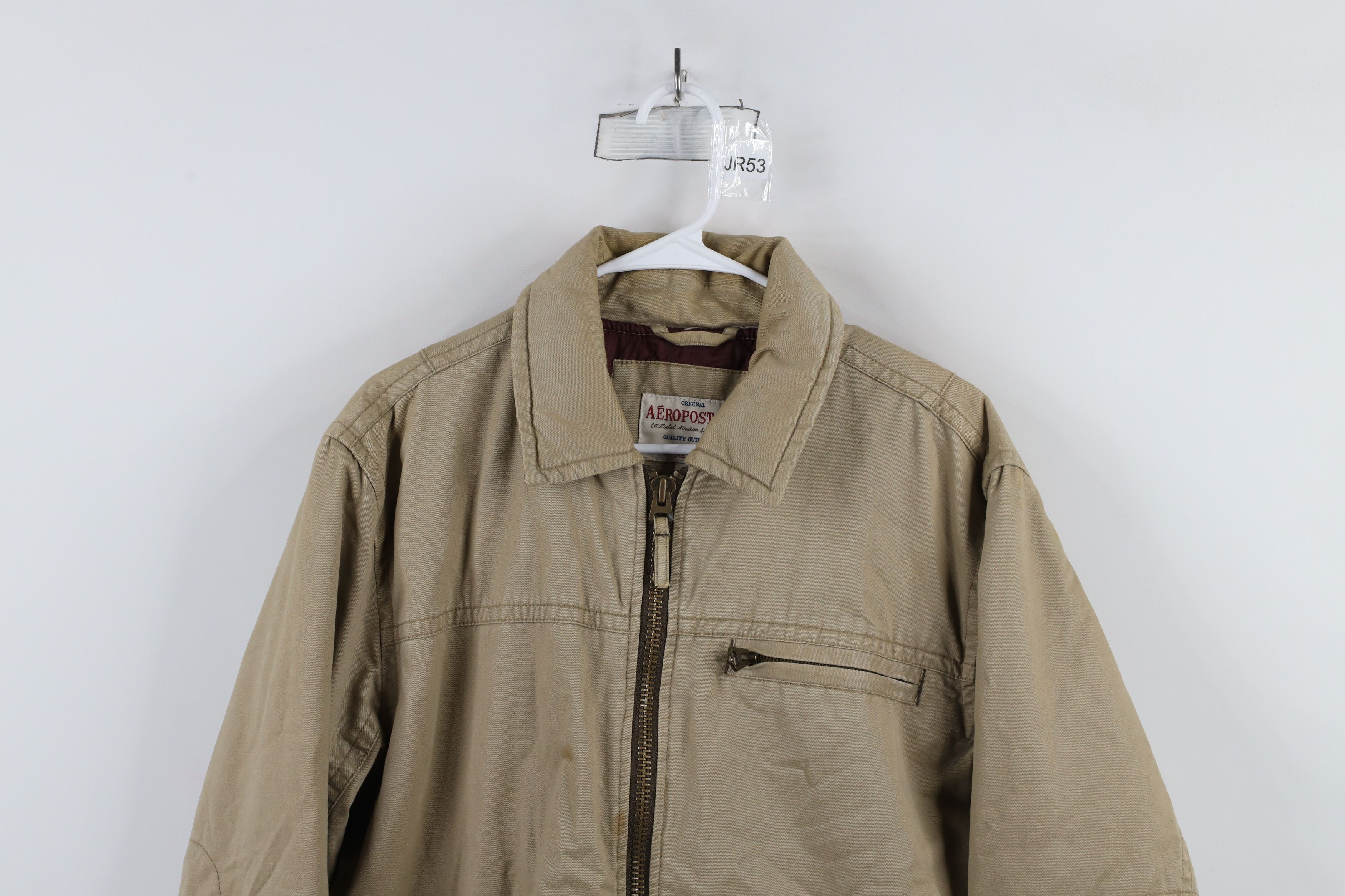 Aeropostale × Vintage Vintage 90s Y2K Aeropostale Quilted Military Field Jacket Size US M / EU 48-50 / 2 - 2 Thumbnail