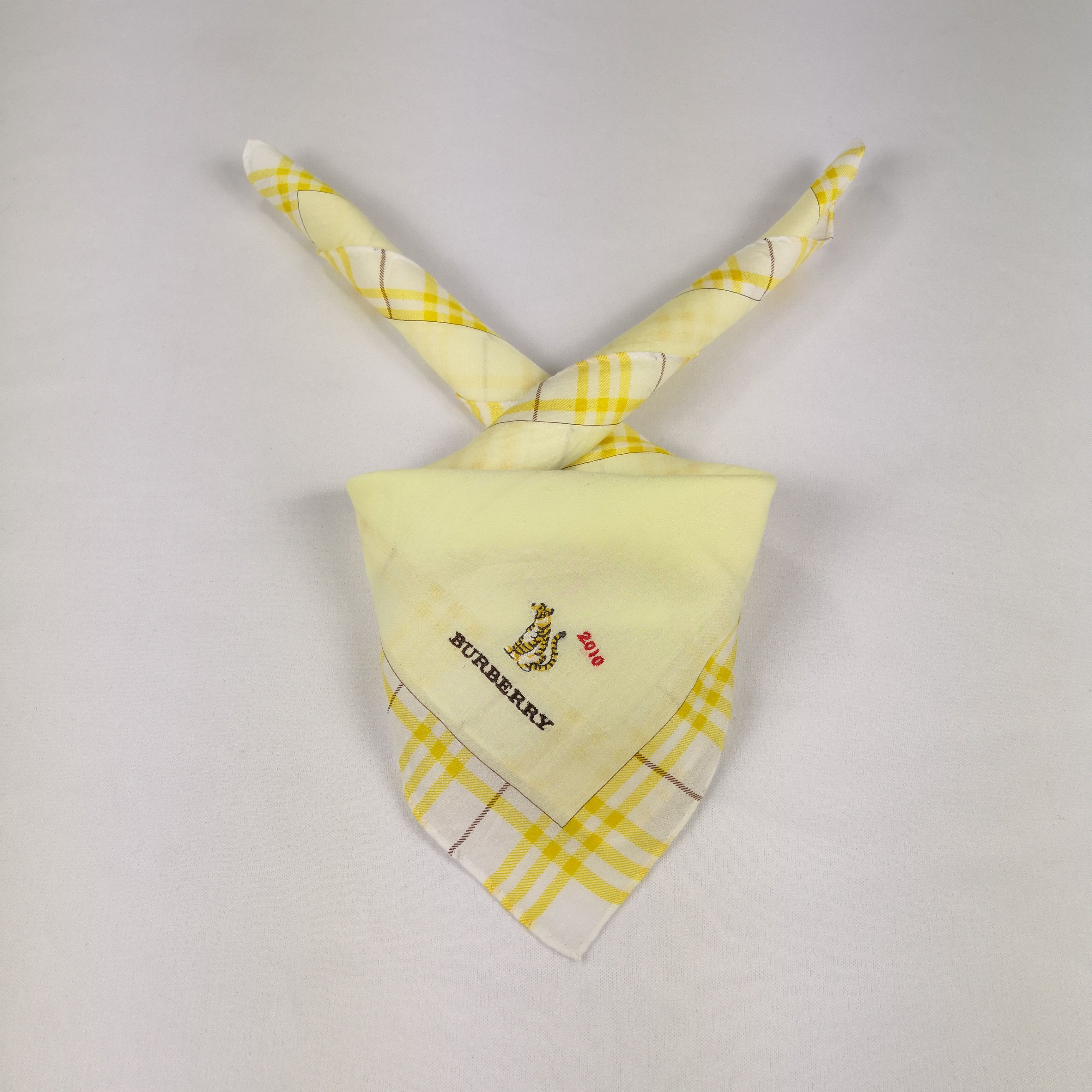 Burberry Vintage Burberry Handkerchief Bandana Pocket Square Size ONE SIZE - 1 Thumbnail