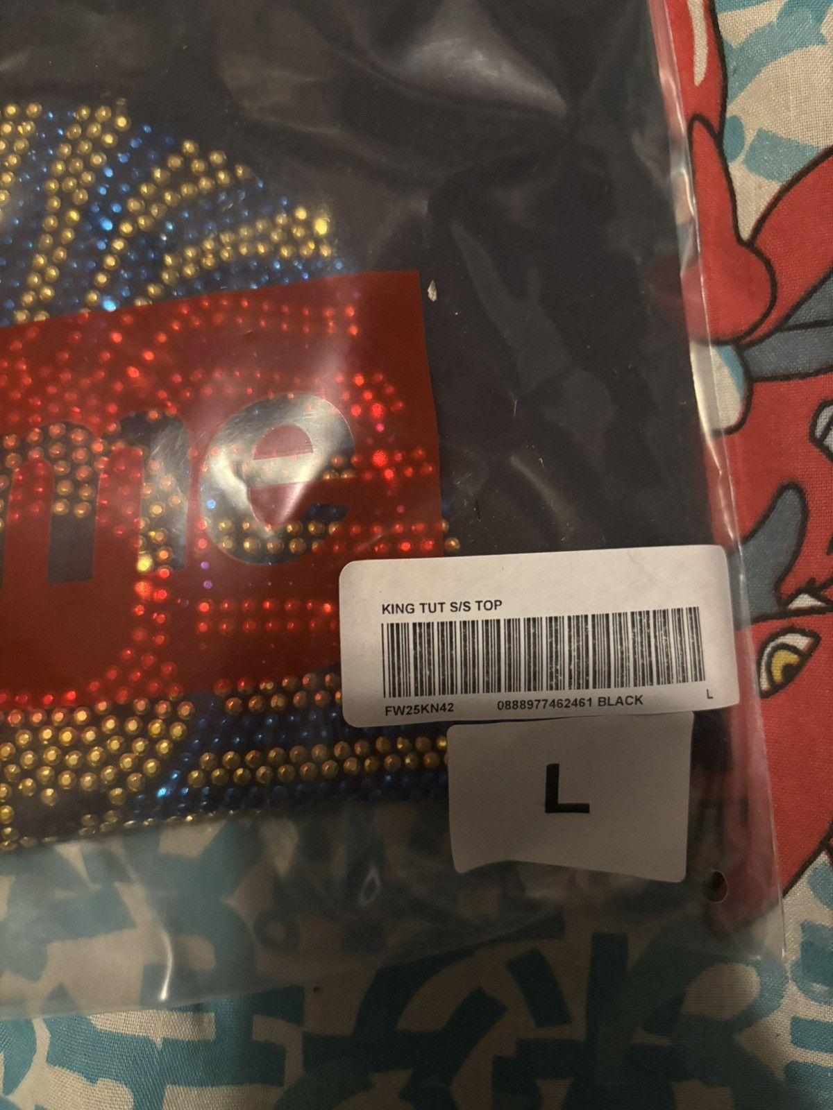 Supreme Supreme King Tut S/S Top Black Large Size US L / EU 52-54 / 3 - 5 Thumbnail