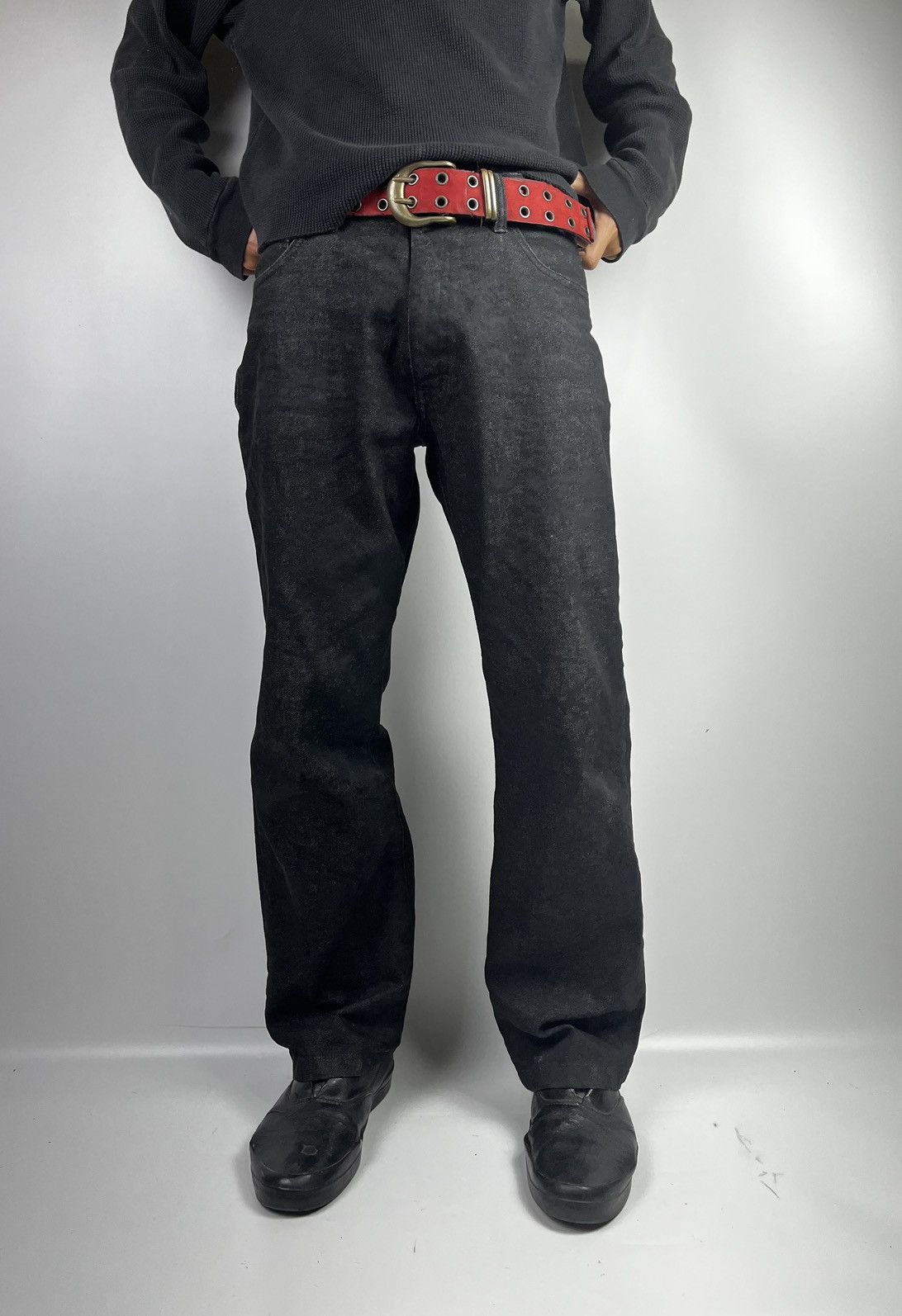 Yohji Yamamoto Yohji yamamoto style movin japanese brand jeans pant Size US 28 / EU 44 - 14 Thumbnail
