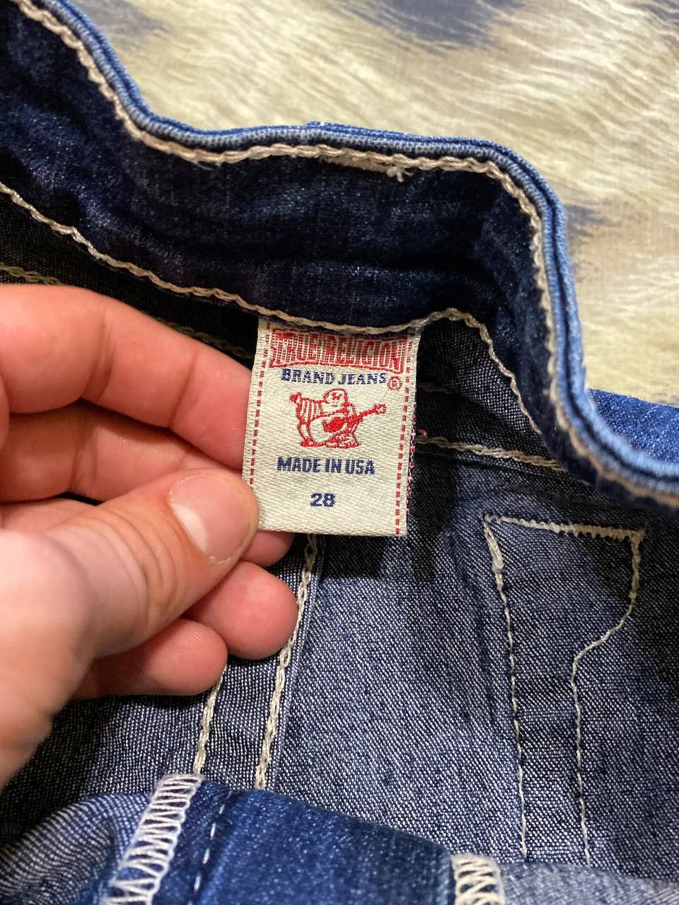 True Religion TRUE RELIGION MADE IN USA Slim Fit Denim Jeans Clean Look Size 28" / US 6 / IT 42 - 2 Thumbnail
