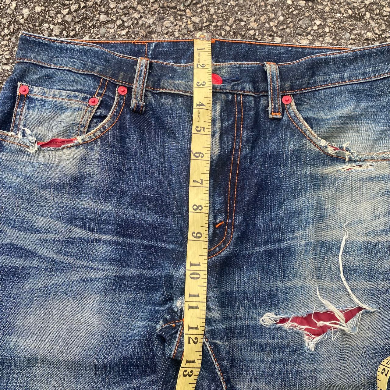 Levi's Vintage Levis 505 Packable Distressed Denim Size US 32 / EU 48 - 6 Thumbnail