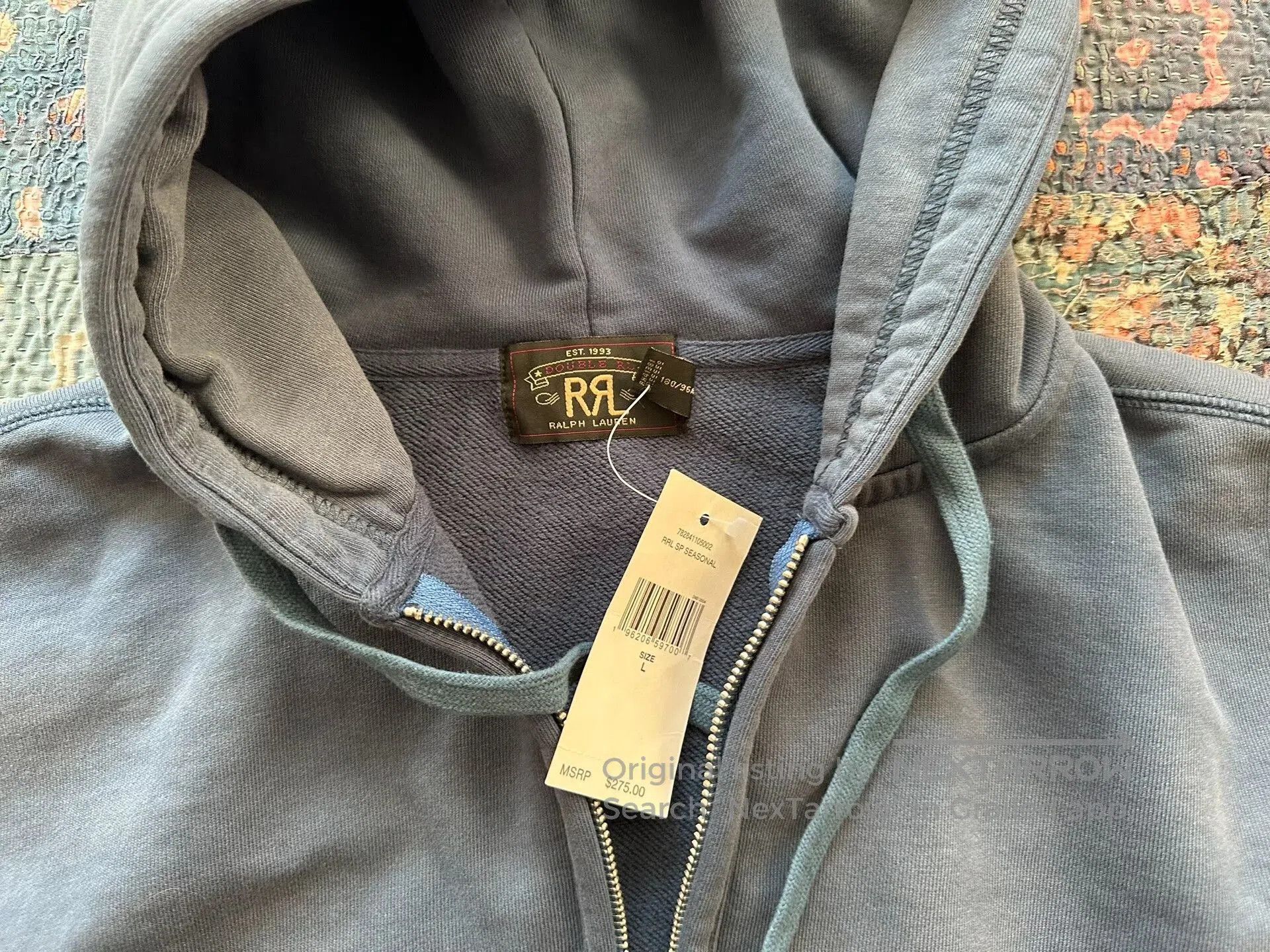 RRL Ralph Lauren RRL Washed Distressed Sweatshirt. Size US L / EU 52-54 / 3 - 3 Thumbnail