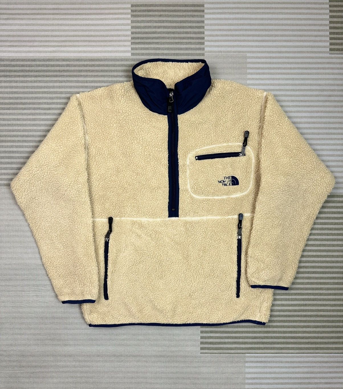 The North Face The North Face Sherpa Pullover Jacket Vintage 90s Size US L / EU 52-54 / 3 - 1 Thumbnail