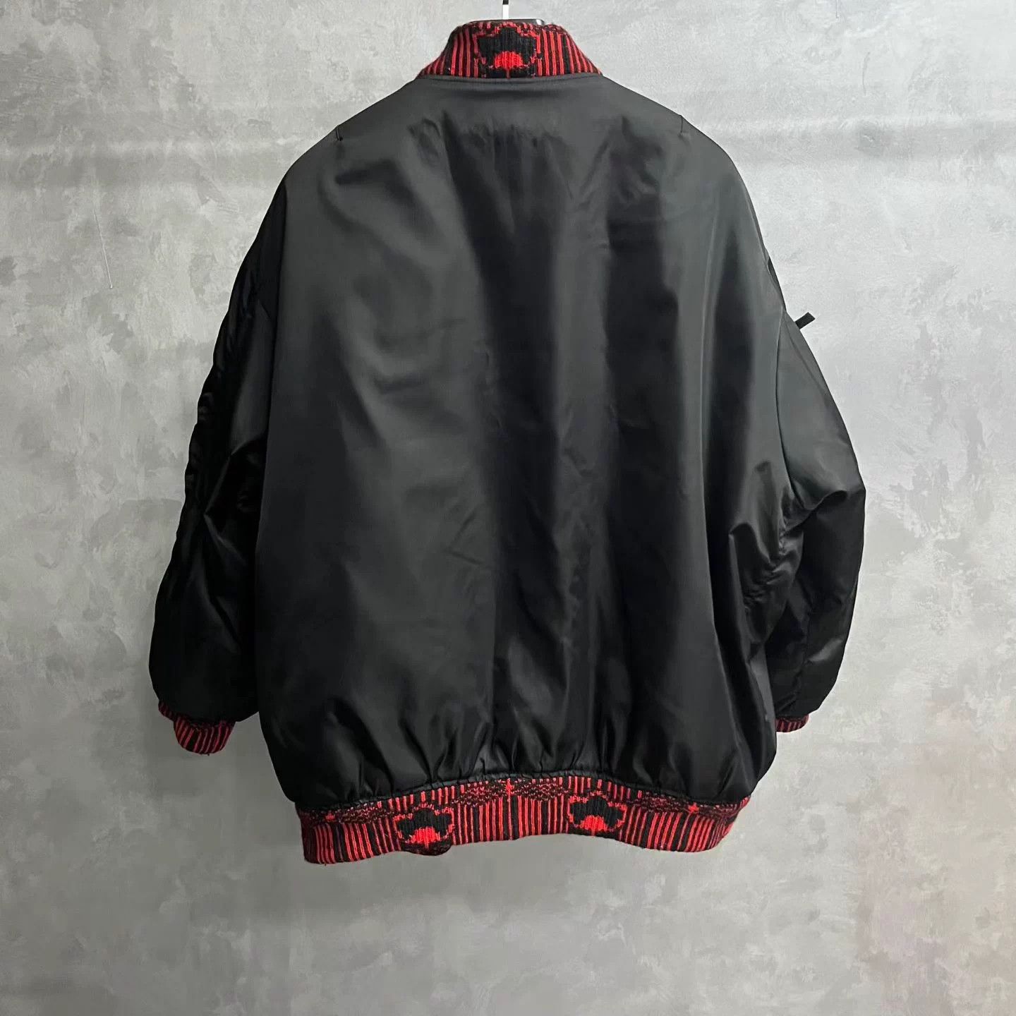 Prada Prada Black Logo Flight Jacket S Size US S / EU 44-46 / 1 - 2 Thumbnail