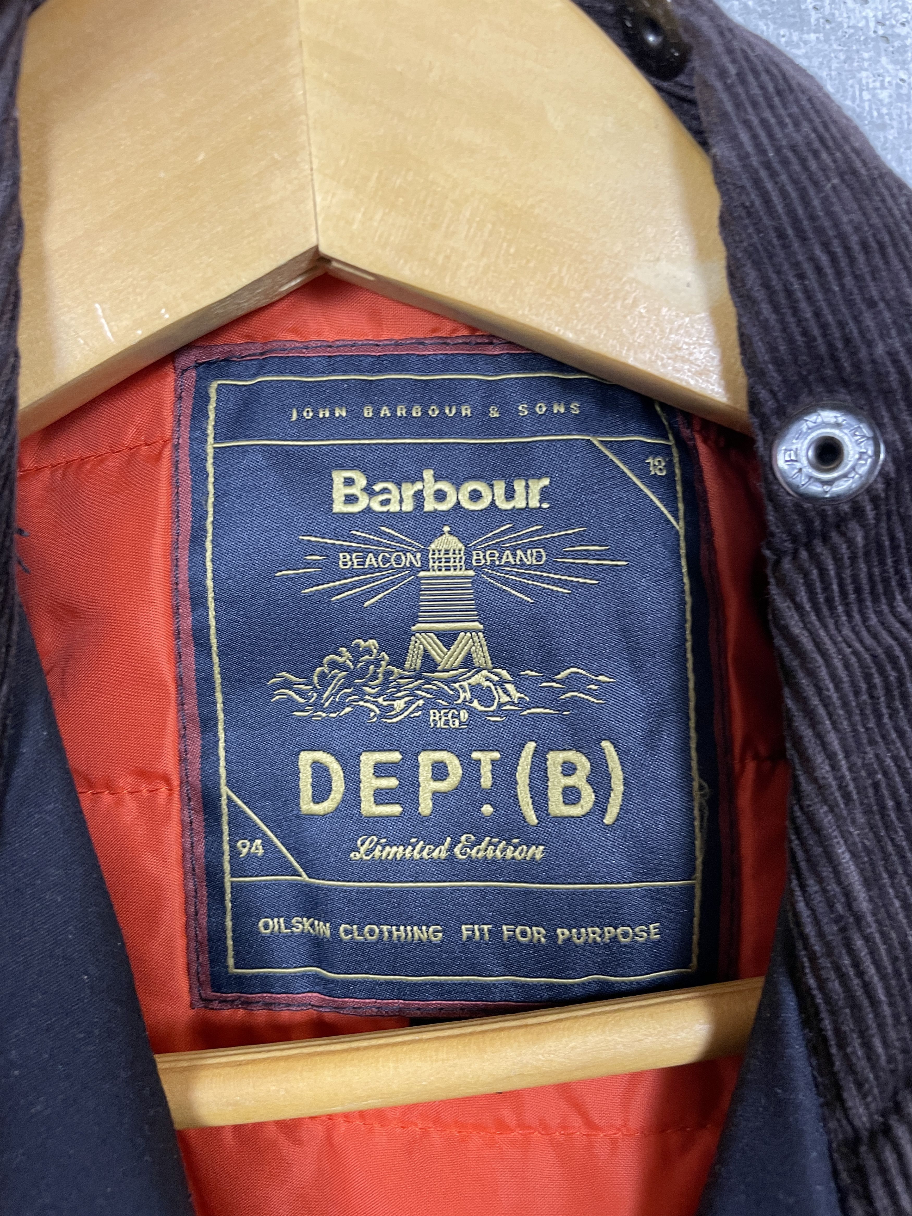 Barbour Barbour Dept B Captain Phillips Navy Radar Jacket Size US L / EU 52-54 / 3 - 2 Thumbnail