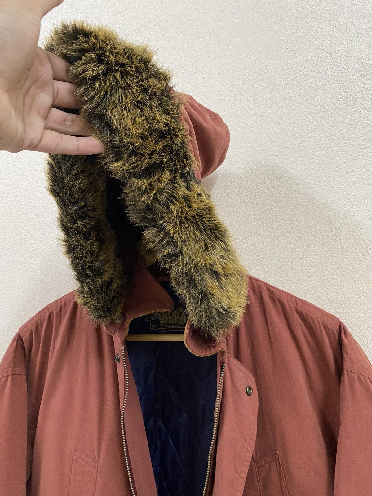 Chaps Ralph Lauren Vtg Chaps Ralph Lauren Parka Fur Hooded Size US L / EU 52-54 / 3 - 6 Thumbnail