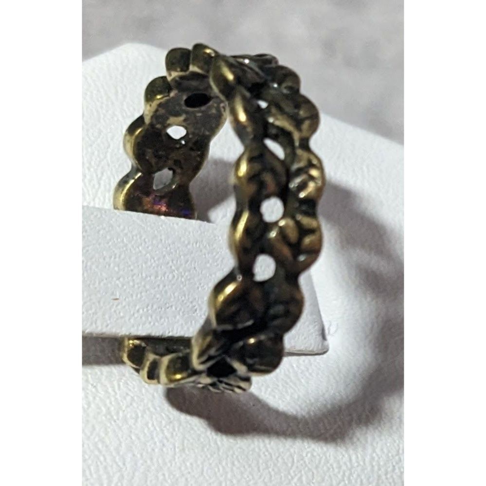 Other Elven Leaf Fantasy Gold Tone Costume Ring Size 6 Size ONE SIZE - 2 Thumbnail