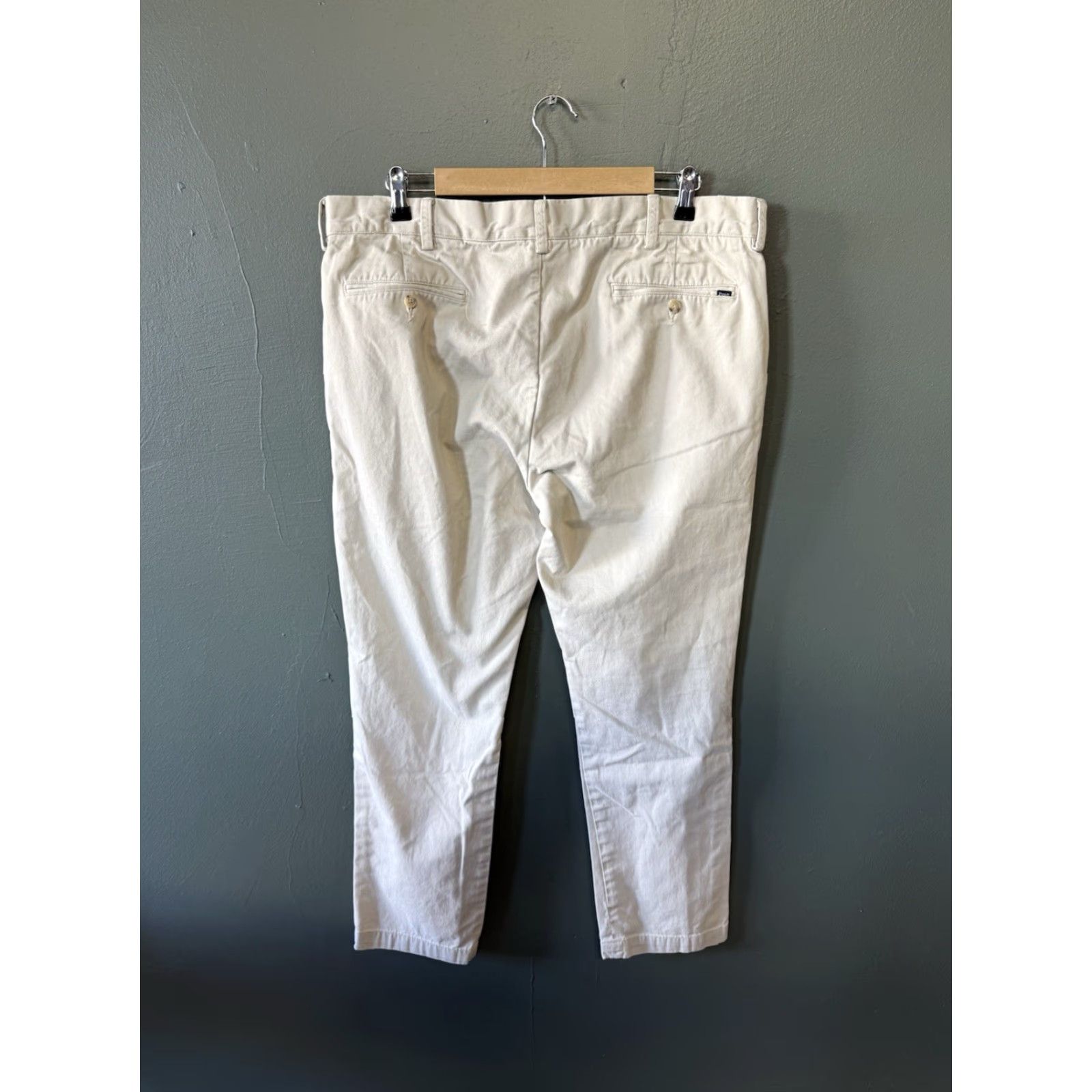 Polo Ralph Lauren Polo Ralph Lauren Mens Chino Pants Ivory Straight Leg Size 38 x 30 Size US M / EU 48-50 / 2 - 2 Thumbnail