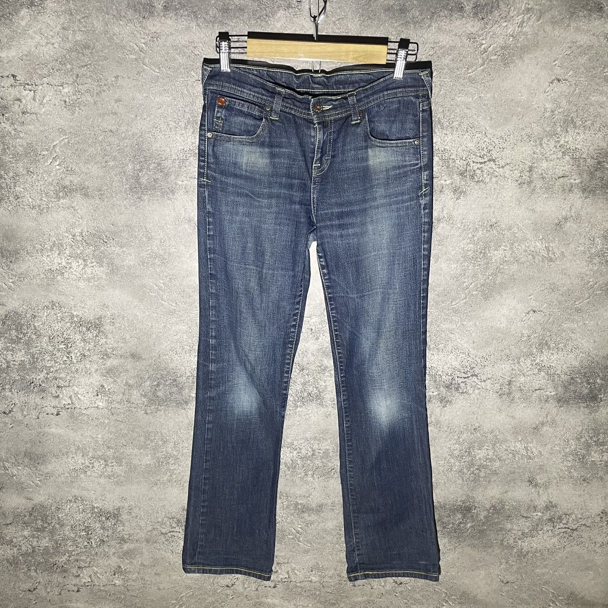 Evisu × Puma Vintage Evisu x Puma Baggy Blue Denim Jeans Y2K Rare Hype Size 30" / US 8 / IT 44 - 3 Thumbnail