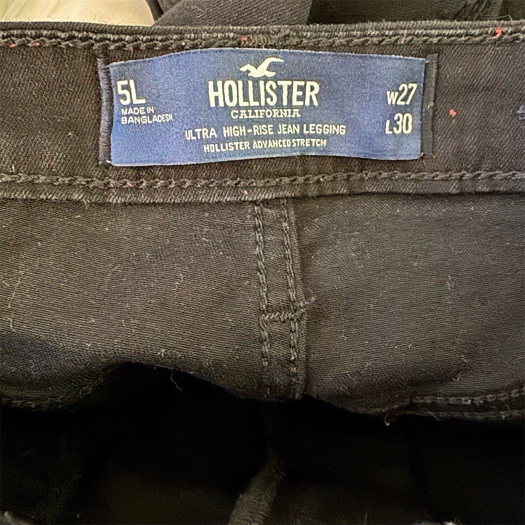 Other Hollister Ultra High-Rise Jean Legging Womens 27x30 Black J Size 27" / US 4 / IT 40 - 5 Thumbnail