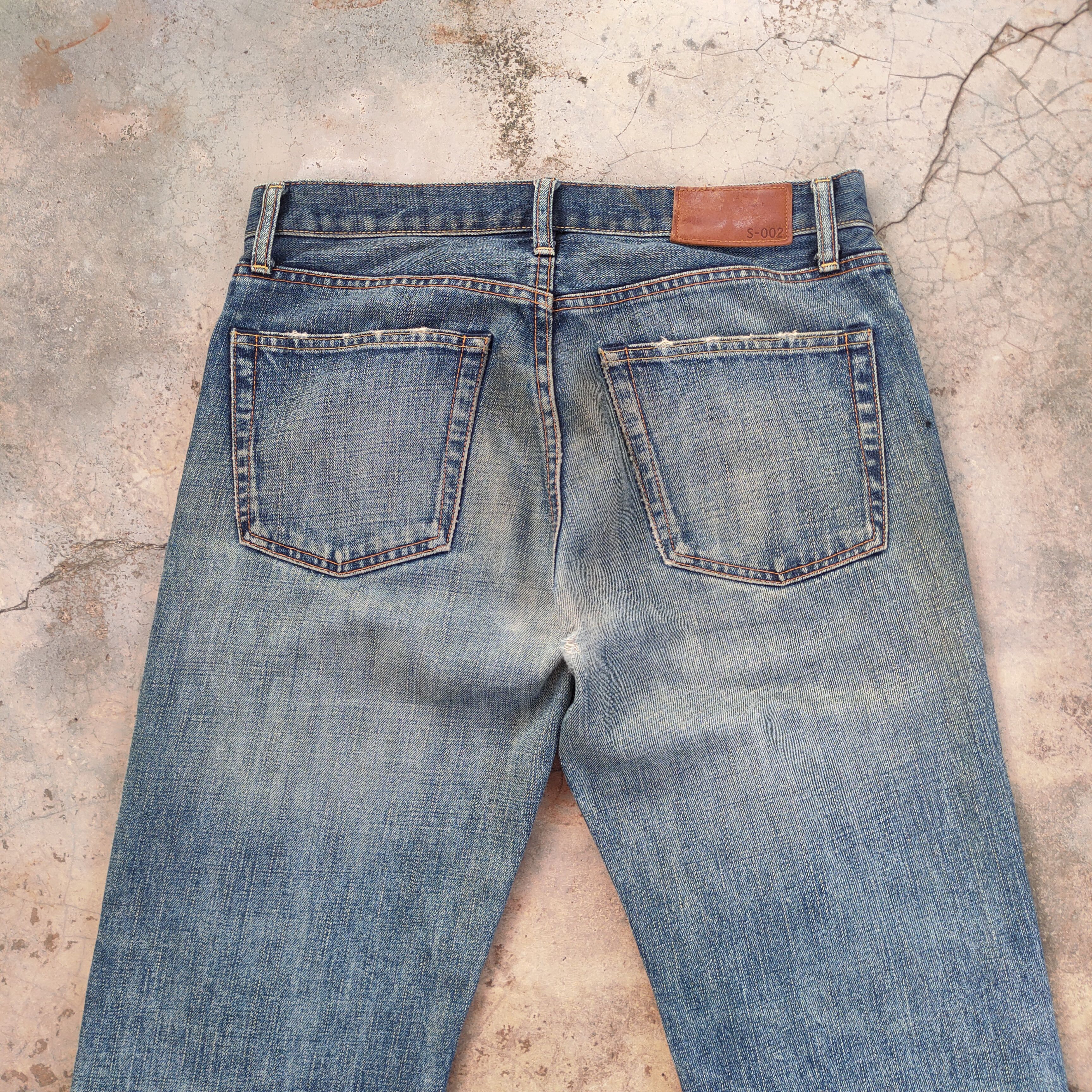 Jean W32 VINTAGE JAPANESE DISTRESSED FADED JEANS PANTS Size US 32 / EU 48 - 9 Thumbnail