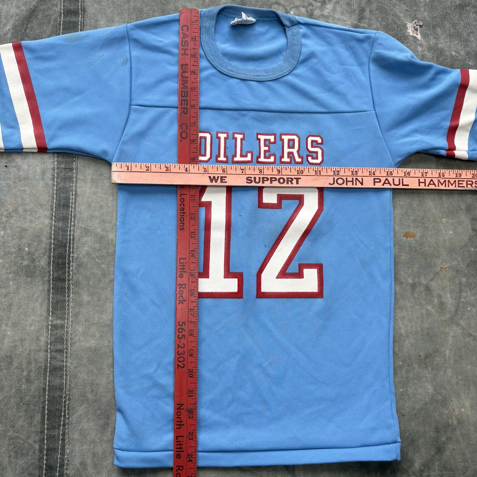 NFL Vintage 80s Houston Oilers NFL #12 Duke Football Jersey Size US XS / EU 42 / 0 - 3 Thumbnail