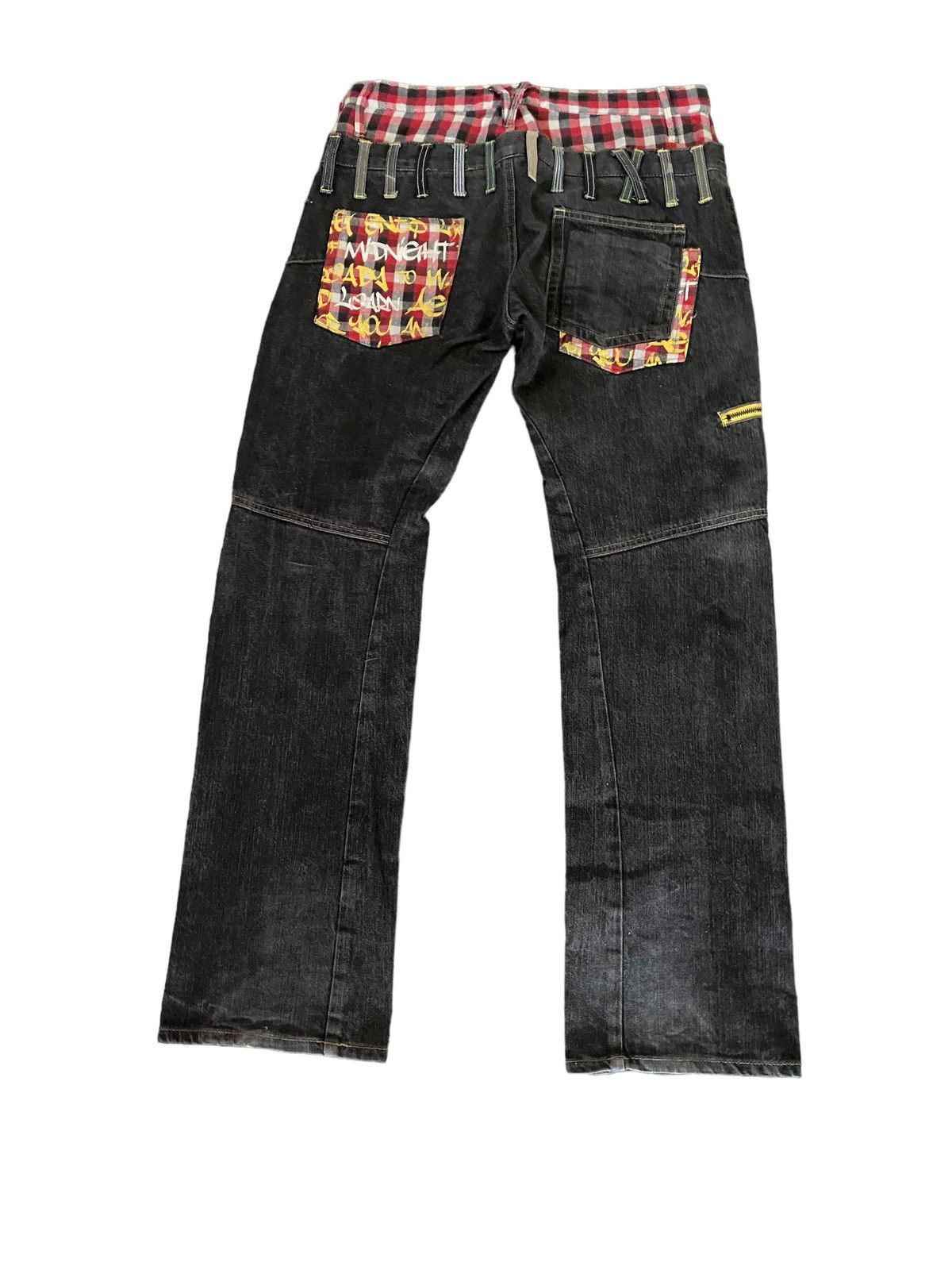 Japanese Brand 🔥RARE🔥🔥Vintage Antfui Painting Pocket Punk Design Style Size US 33 - 2 Thumbnail