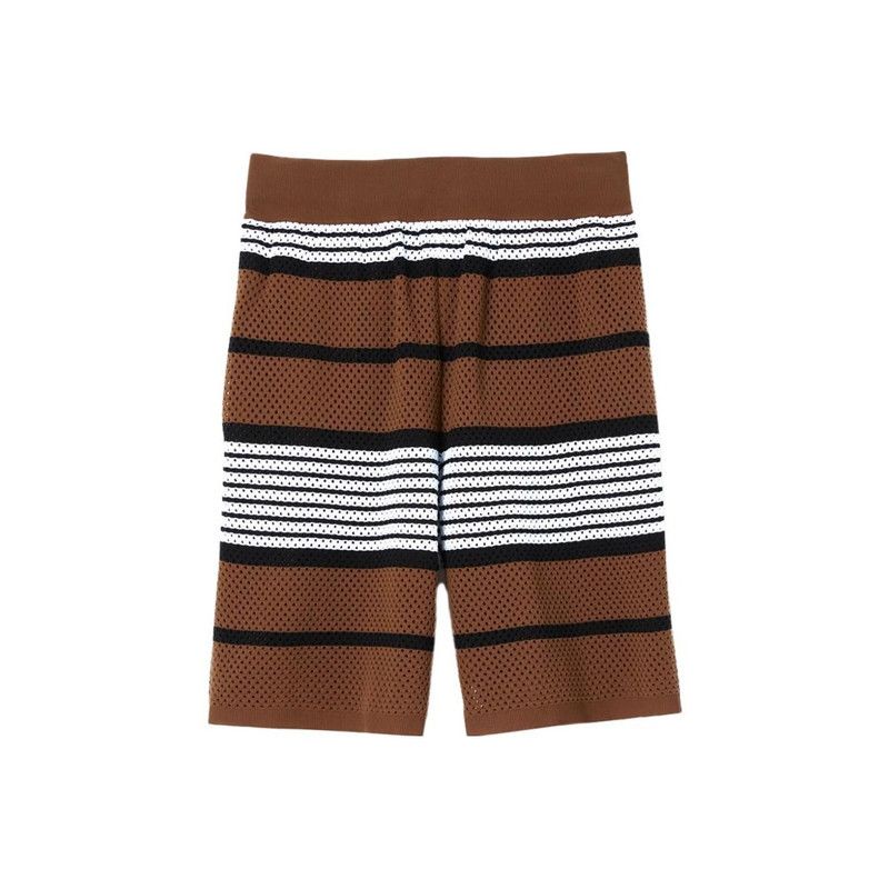 Burberry Burberry Stripe Print Casual Shorts for Men 0079 Size US 27 - 1 Thumbnail