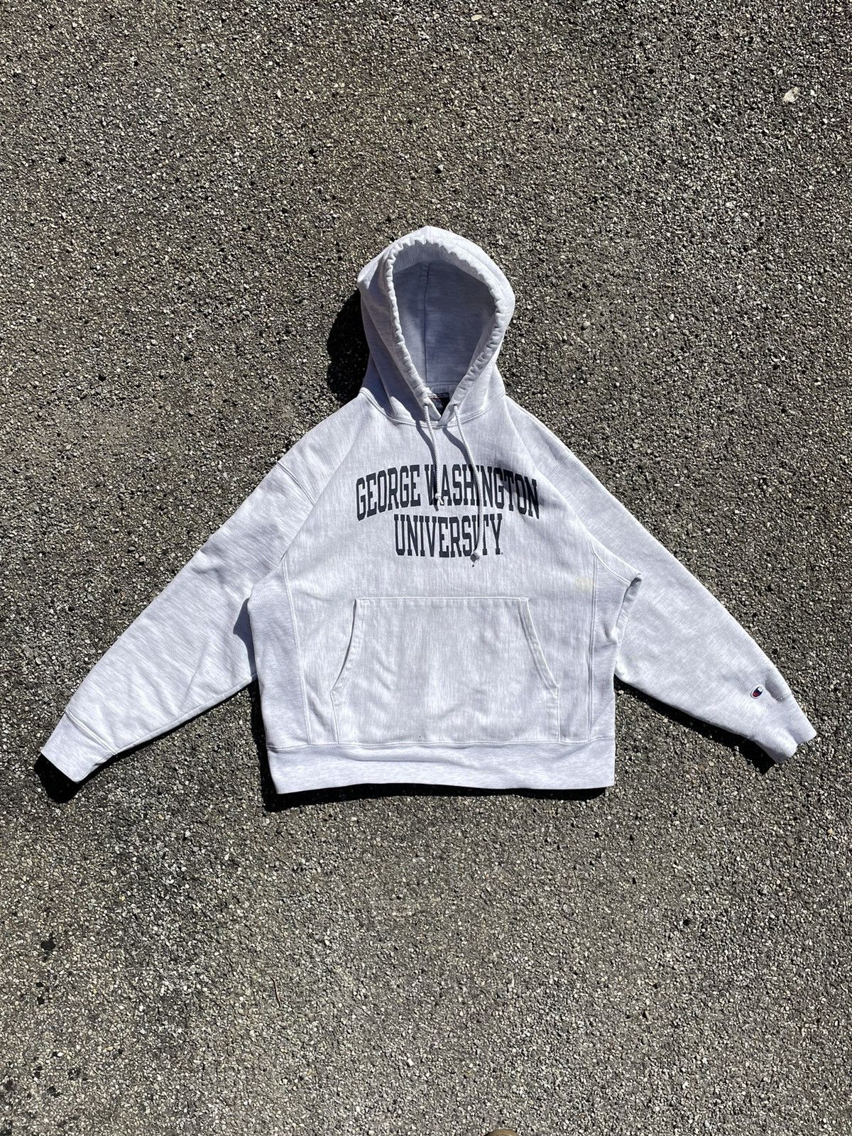 2000'S Champion College Sweatshirt, Men's XL cotton gray type Vintage Second Hand