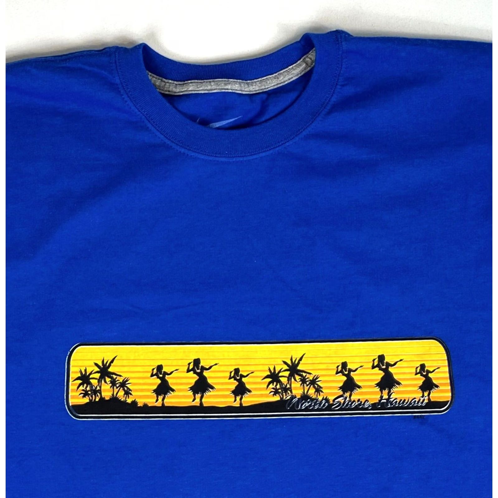 Nike Nike North Shore Hawaii T-Shirt Mens M Blue 100% Cotton Crew Neck Short Sleeve Beach Vintage Pattern: Solid, White, NH Size US M / EU 48-50 / 2 - 3 Thumbnail