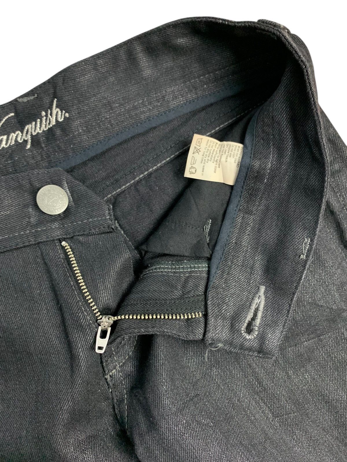 Vanquish Y2K 2000’s Vanquish Gold Japan Black Flare denim Size US 28 / EU 44 - 6 Thumbnail