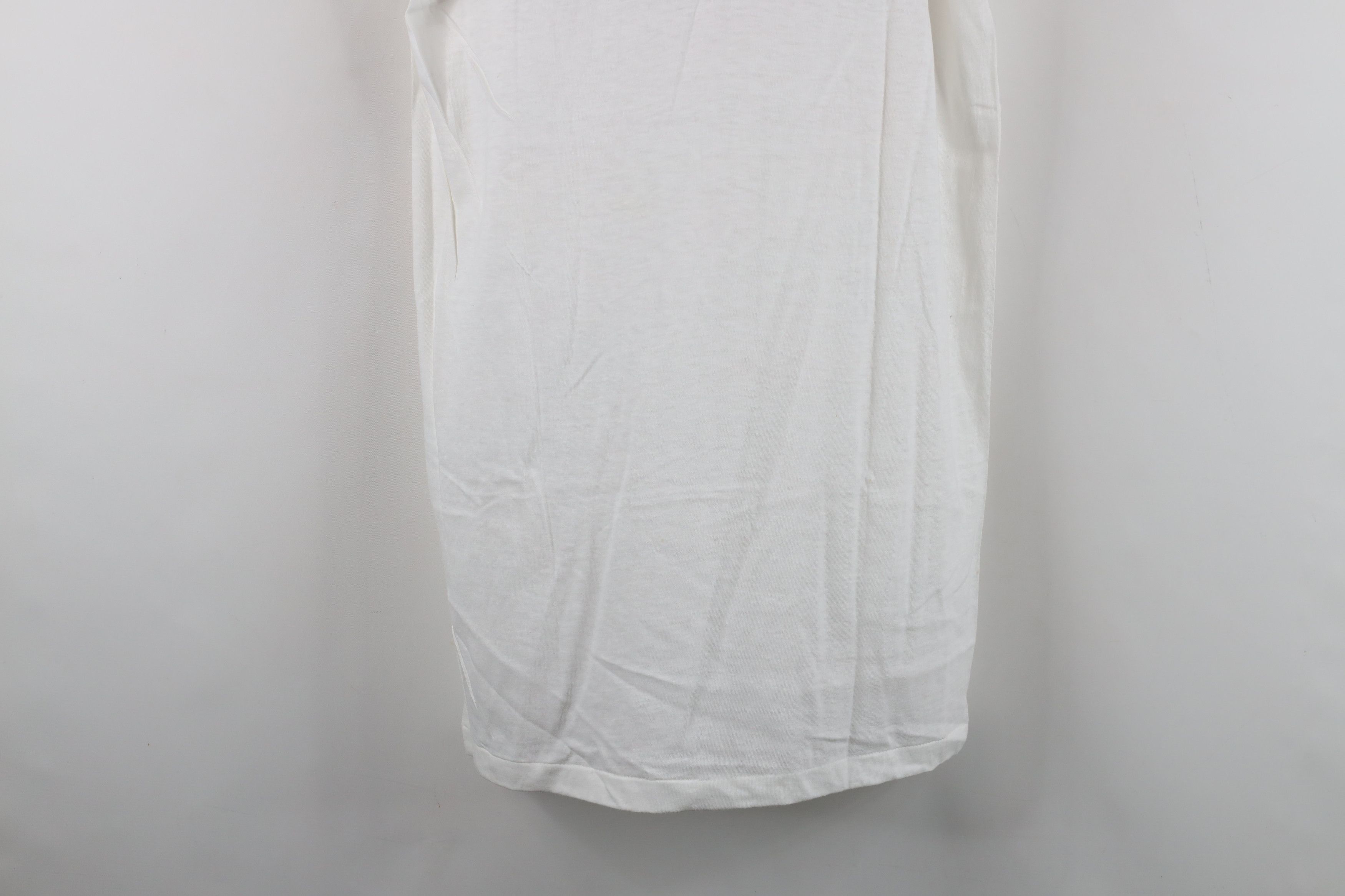 Vintage Vintage 70s A Teamster Union Short Sleeve T-Shirt White USA Size US L / EU 52-54 / 3 - 13 Thumbnail