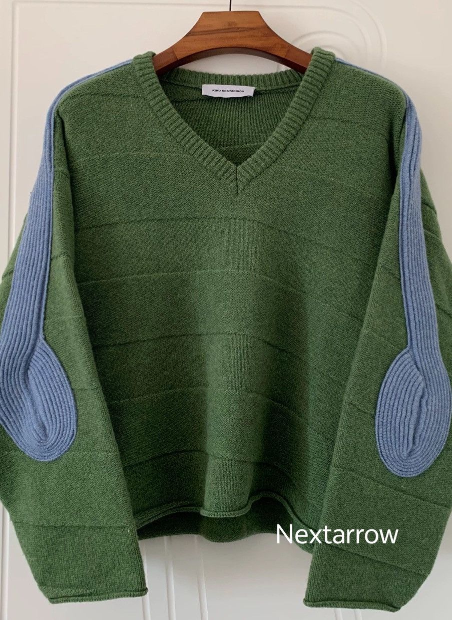 Kiko Kostadinov Delian V Neck Jumper Delian sw2411-Nextarrow