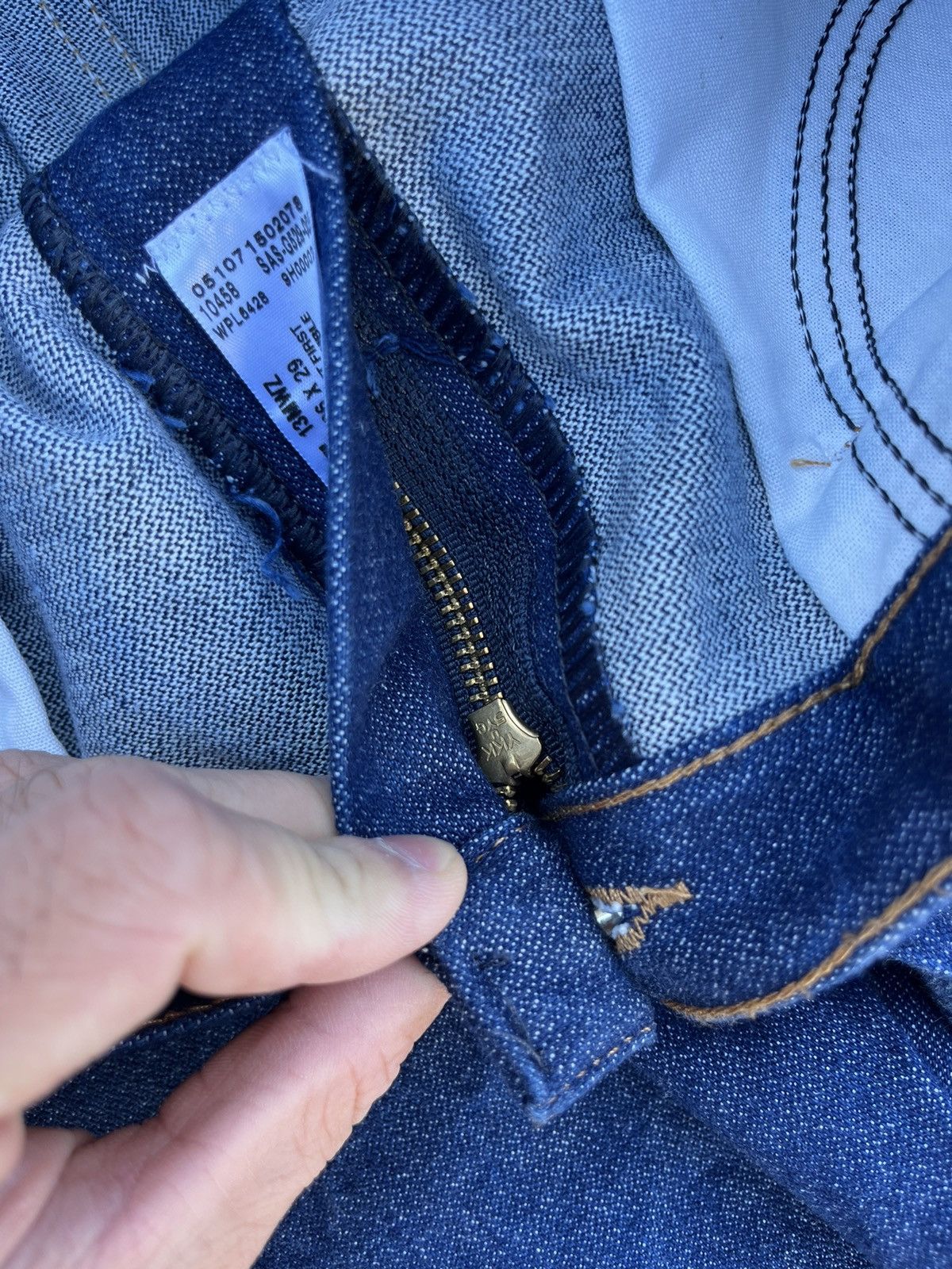 Vintage × Wrangler Vintage 90’s Wrangler Cowboy Western Jeans Size US 36 / EU 52 - 8 Thumbnail