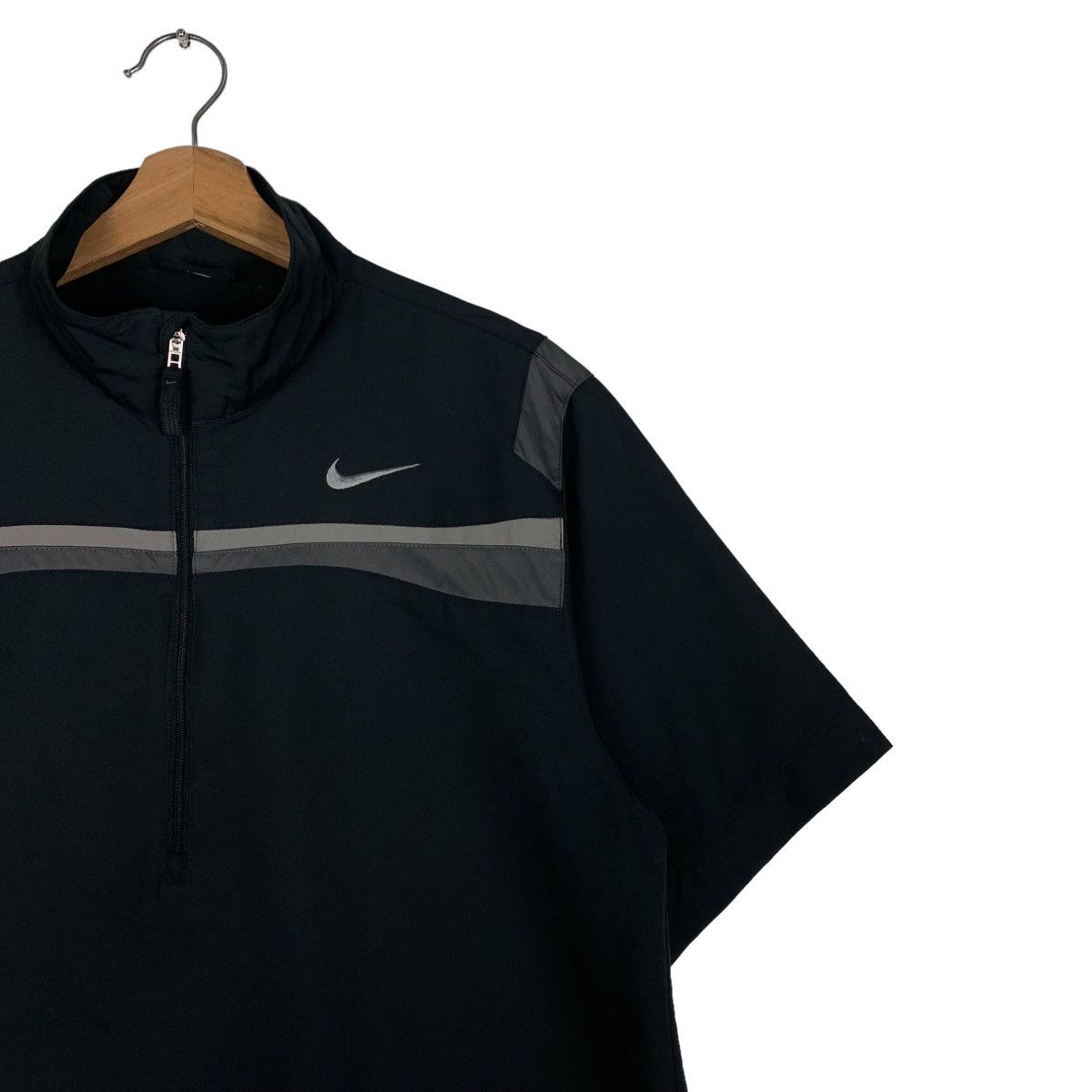 Nike Nike Golf Half Zip Turtle Neck Shor Sleeve Shirt #0883-C39 Size US M / EU 48-50 / 2 - 4 Thumbnail