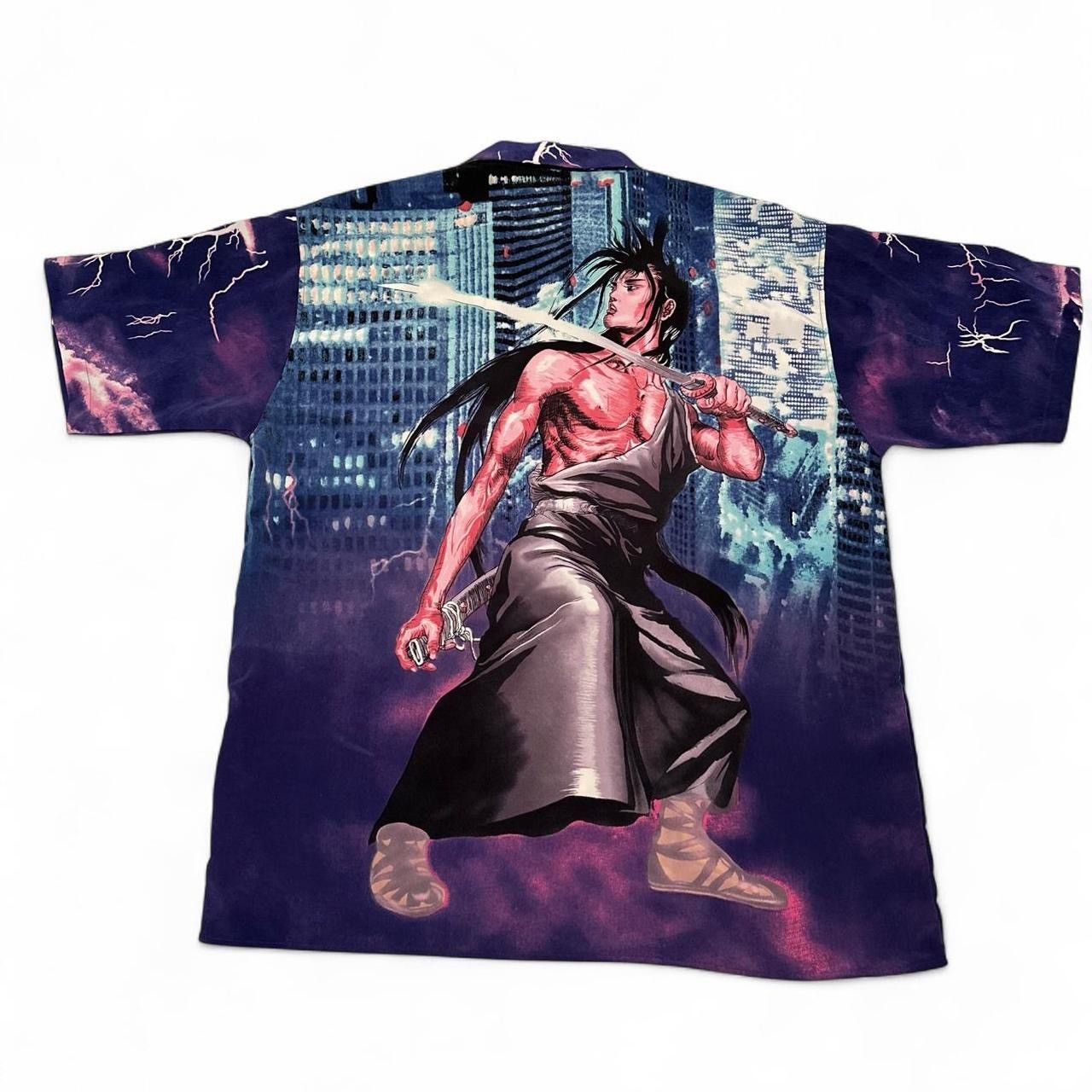 Other Trust Samurai Anime Graphic Button-Up Shirt (Size XL) Size US XL / EU 56 / 4 - 4 Thumbnail