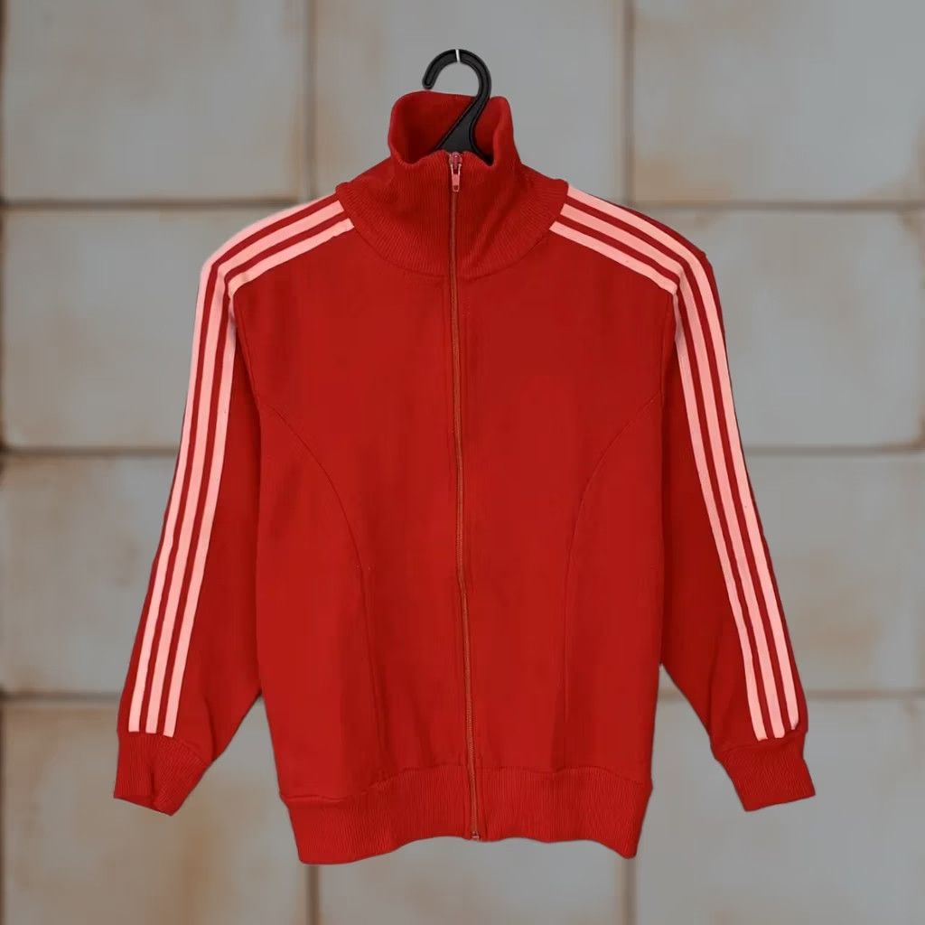 Adidas VINTAGE adidas 3 STRIPES ZIP UP TRACK JACKET MEN'S S RED Jacket Mens S Red adidas 3 Stripes Track Jacket Vintage Men’s S Red 1970s Sportswear Size US S / EU 44-46 / 1 - 1 Thumbnail