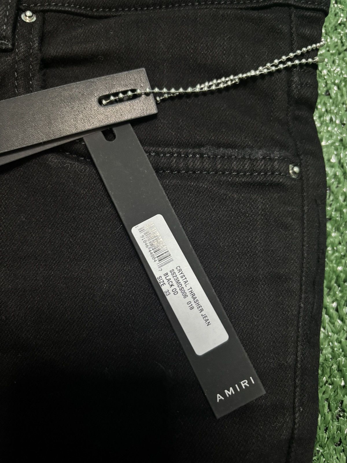 Amiri Amiri Crystal Thrasher Jean Size US 33 - 4 Thumbnail
