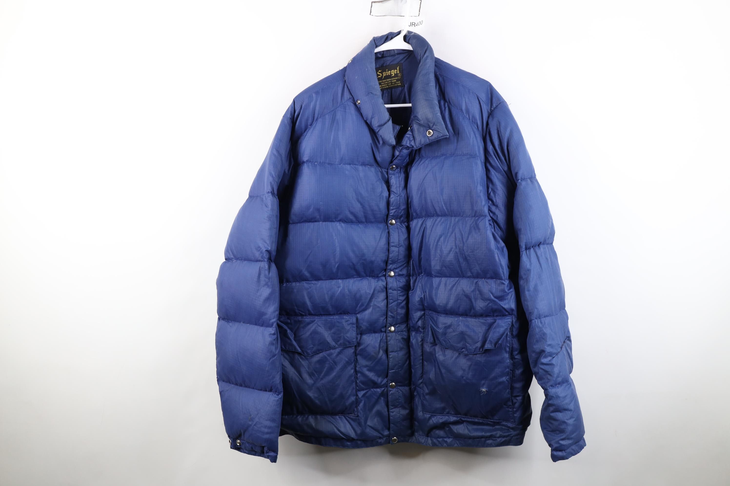 Armani × Vintage Vintage Armani Jeans Ninja Hoodie Down Puffer 