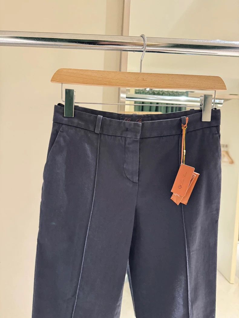 Loro Piana LORO PIANA Blue casual pants for smoggy days Size 26" / US 2 / IT 38 - 2 Thumbnail