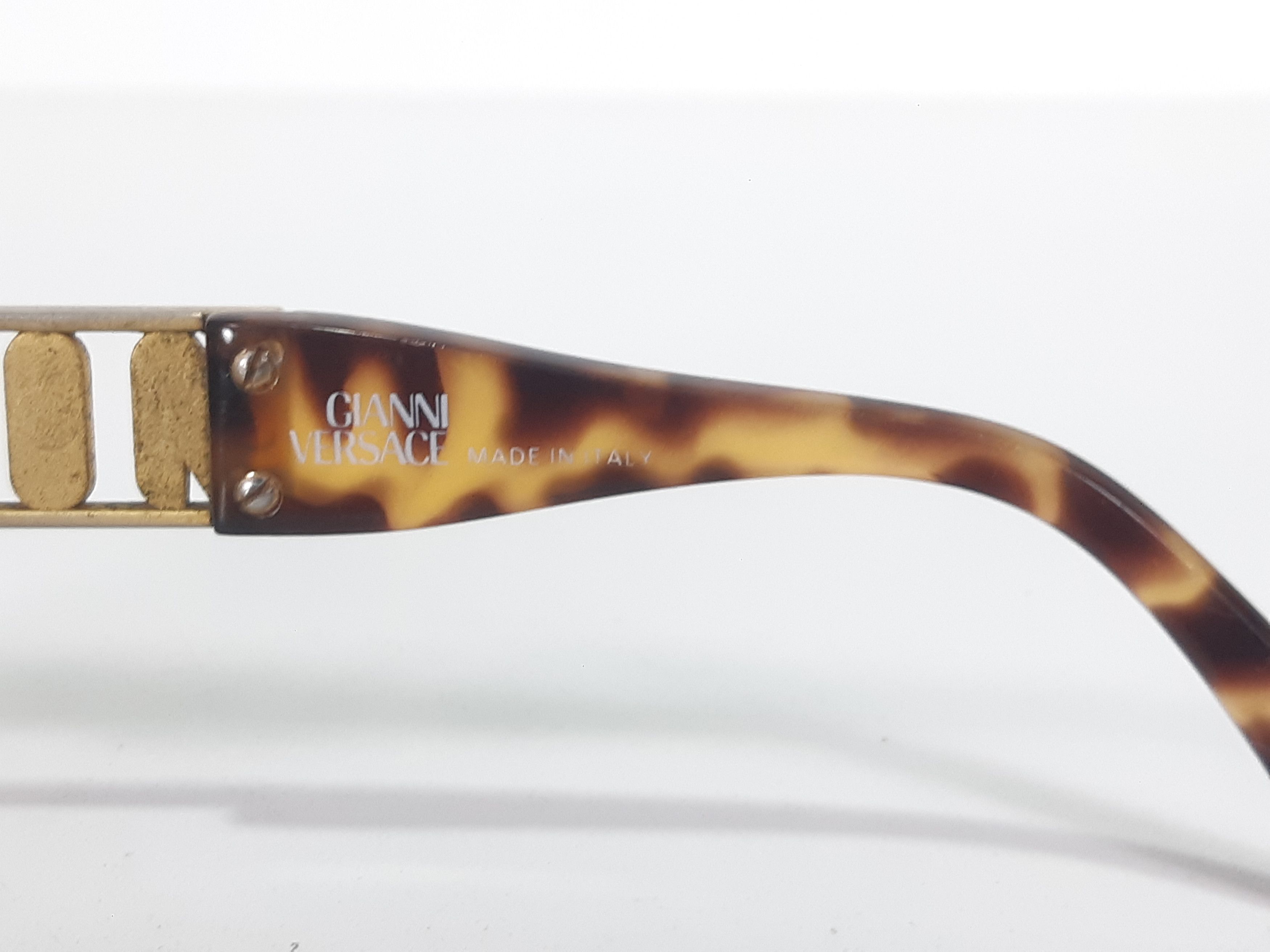 Versace Vintage 90s GIANNI VERSACE mod.527/M Italy ONLY FRAME Size ONE SIZE - 8 Thumbnail