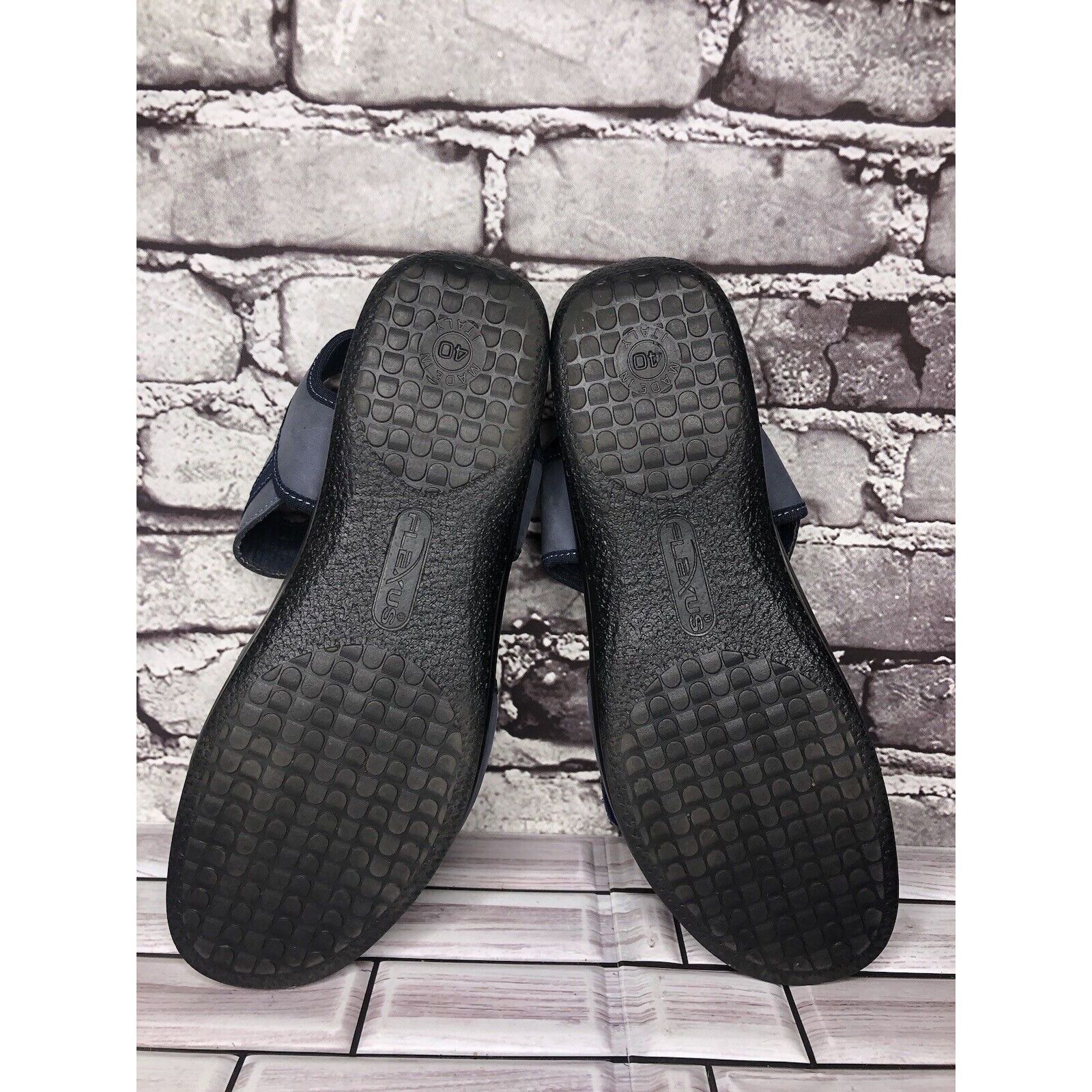 Other Flexus Spring Step Blue Leather Strap Casual Wedge Sandals W Size US 9.5 / IT 39.5 - 11 Thumbnail