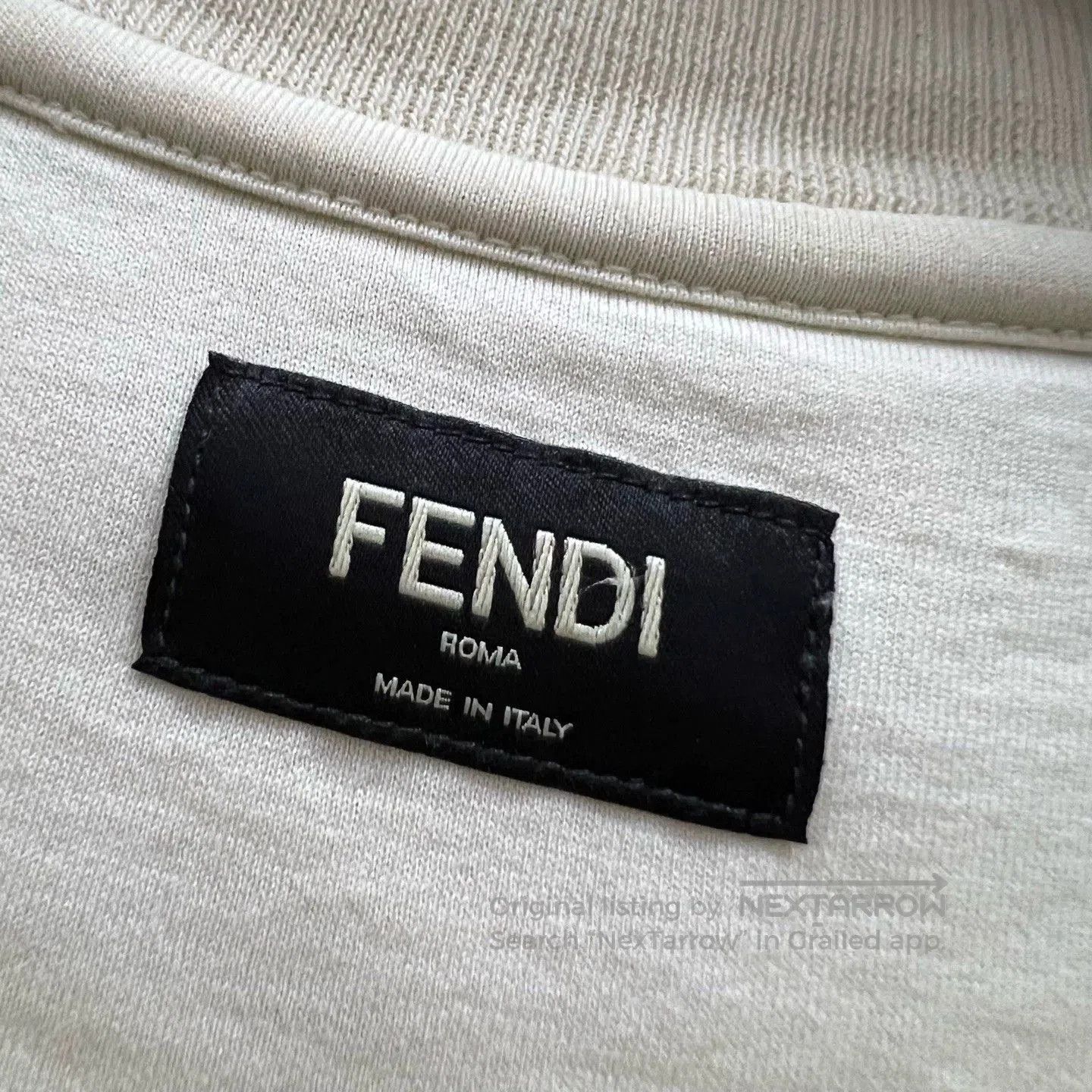 Fendi FENDI Beige Embossed FF Terry Short Sleeve. Size US S / EU 44-46 / 1 - 5 Thumbnail