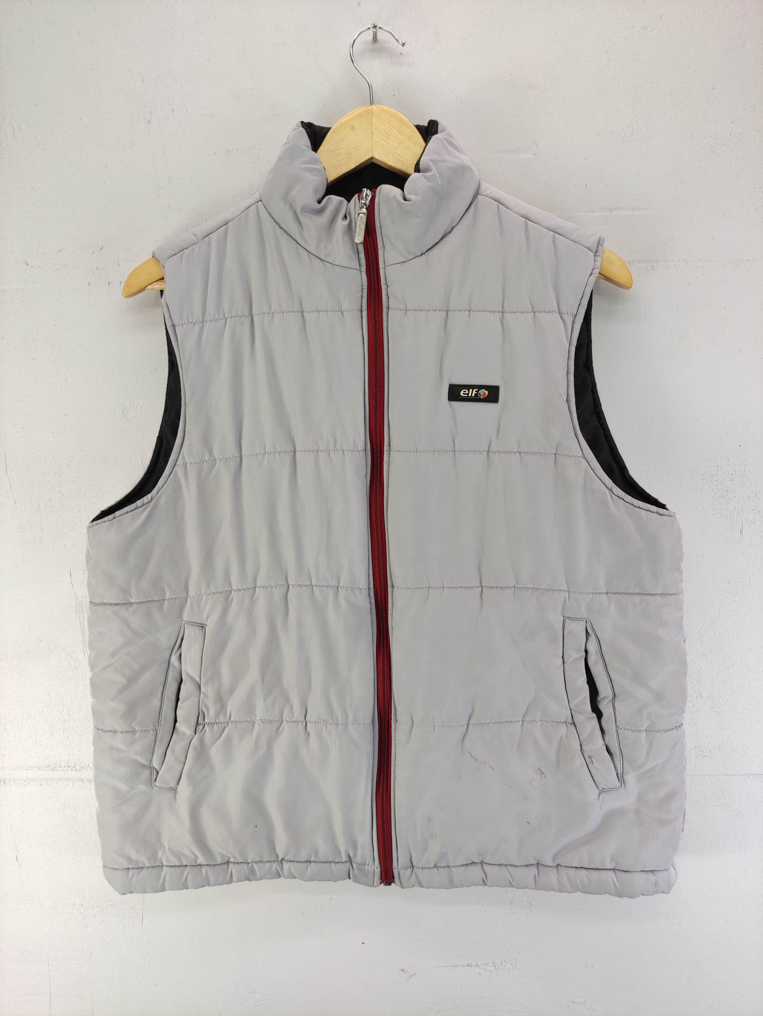 Japanese Brand Vintage Elf Motorsport Puffer Vest Zipper Size US M / EU 48-50 / 2 - 1 Thumbnail
