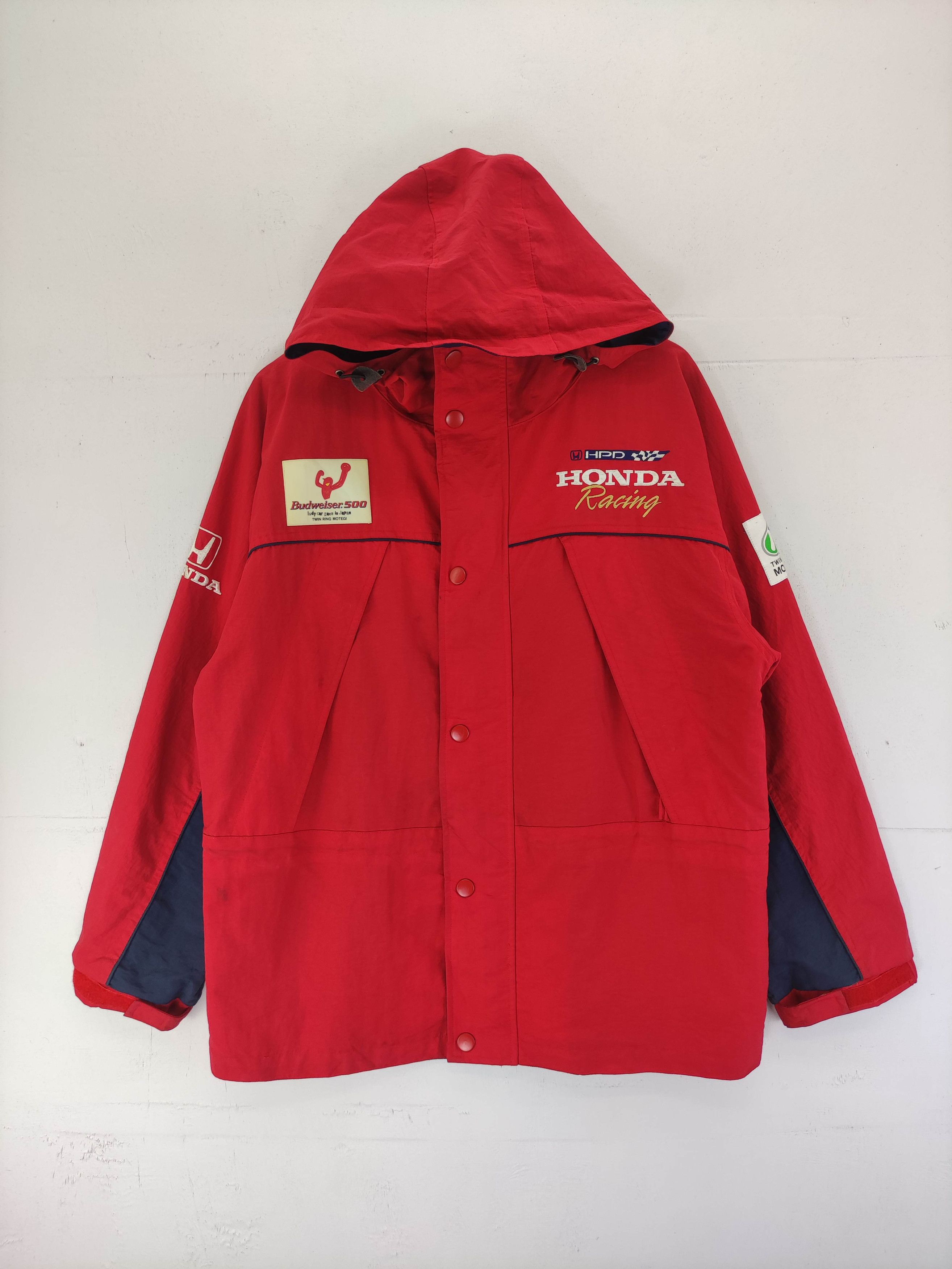 Honda Vintage Honda Jacket Hoodie Zipper Embroidered Logo Size US L / EU 52-54 / 3 - 1 Thumbnail
