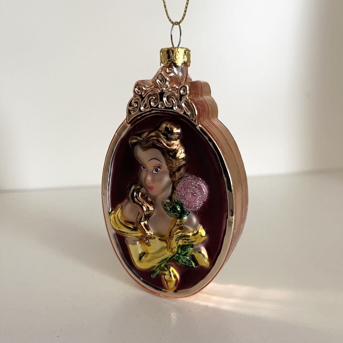 Disney Disney belle blown glass ornament beauty and the beast Size ONE SIZE - 4 Thumbnail