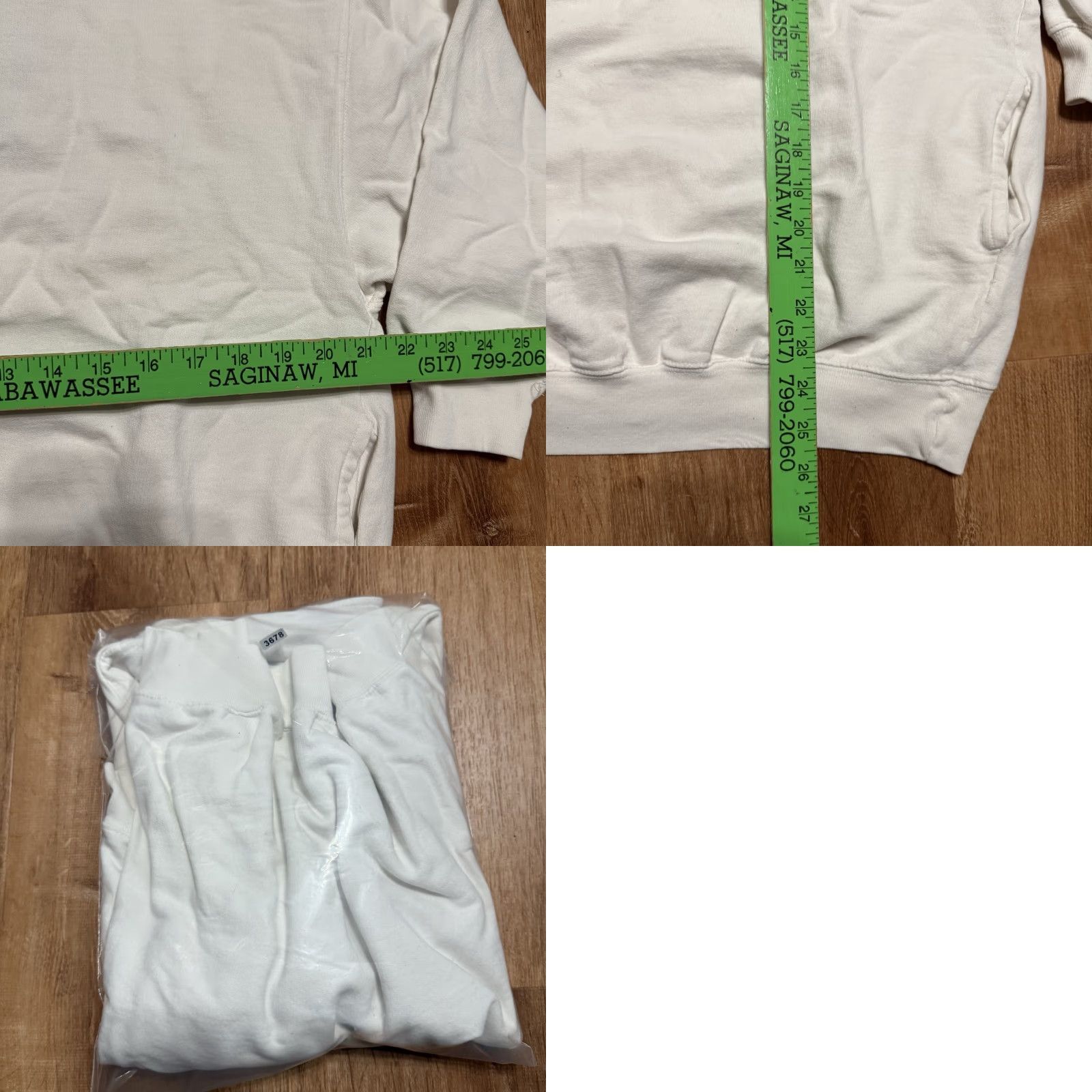 Guess VINTAGE Guess USA Quarter Zip Sweatshirt White L Mens 90s Size US L / EU 52-54 / 3 - 8 Thumbnail